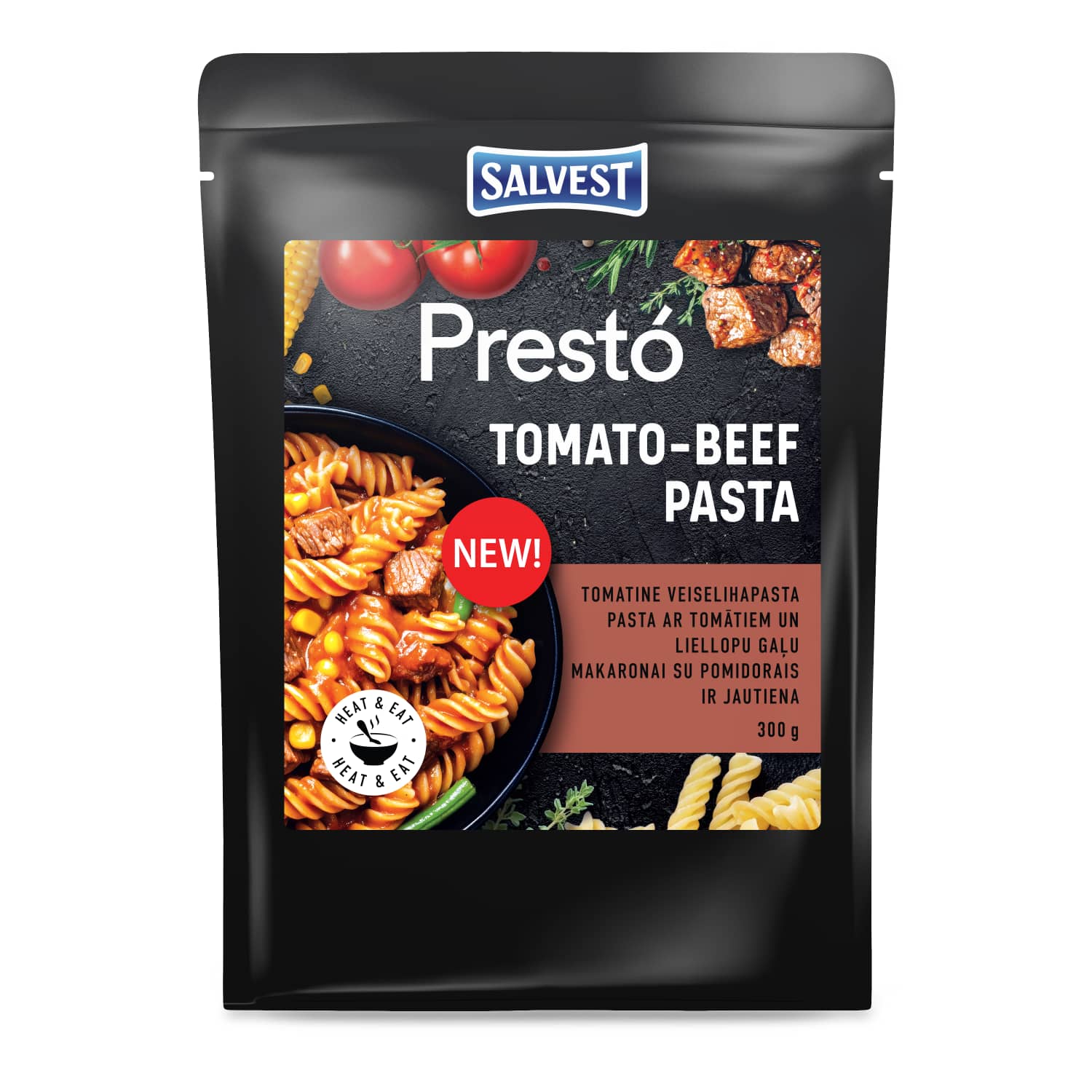 Pasta with tomato and beef PRESTO, 300 g