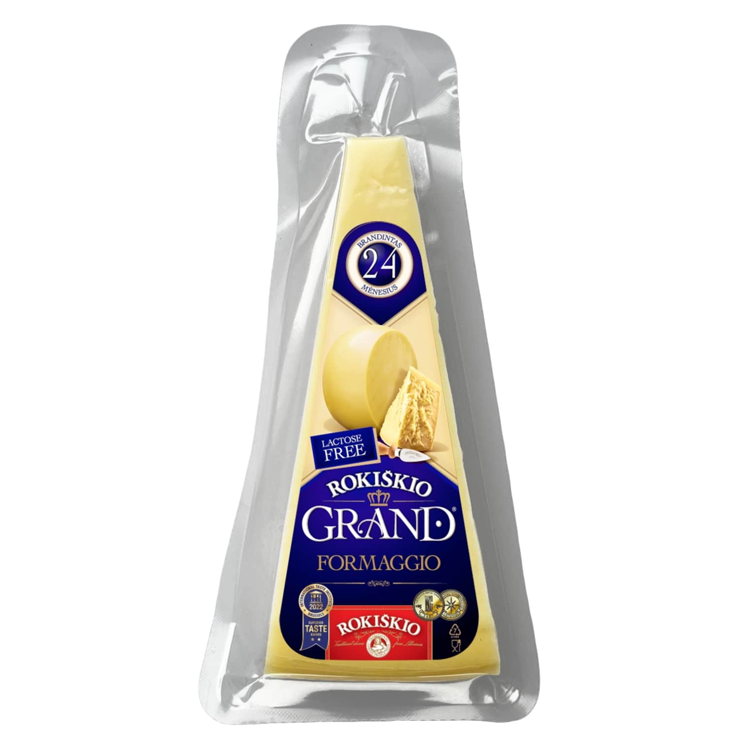 Твердый сыр ROKIŠKIO GRAND, 37%, 24 месяца, 180 г