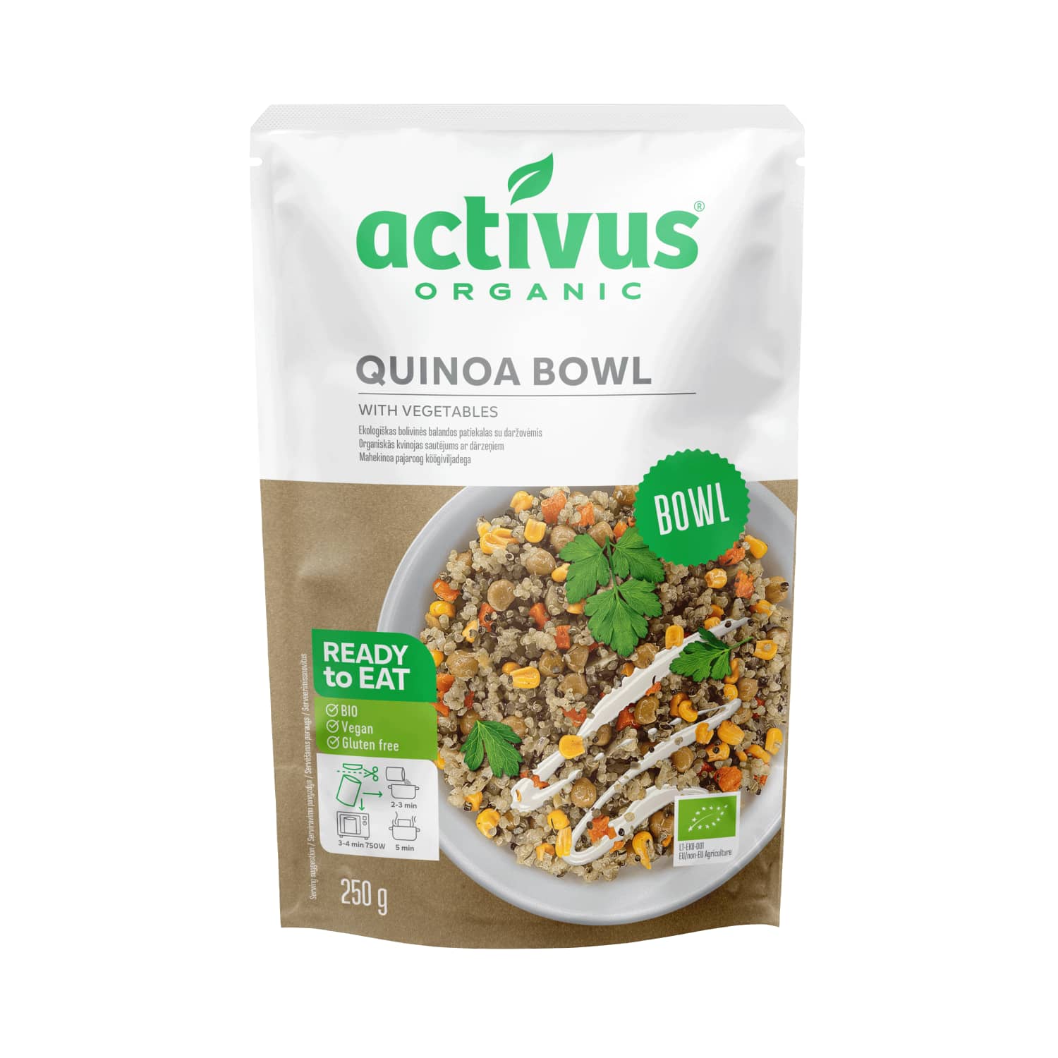 Экологическое блюдо из киноа ACTIVUS, 250 г