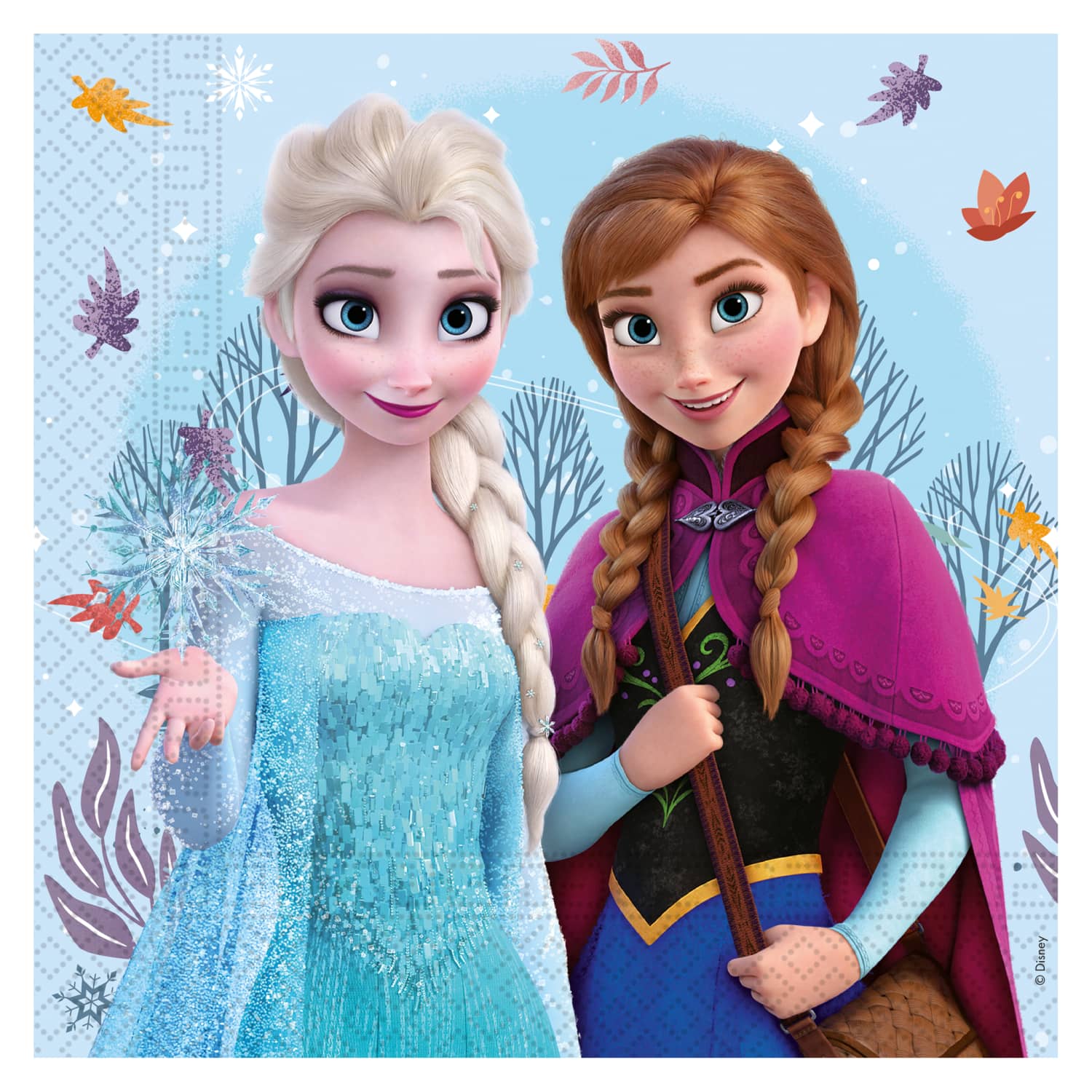 FSC servetėlės FROZEN, 2 sl., 20 vnt.