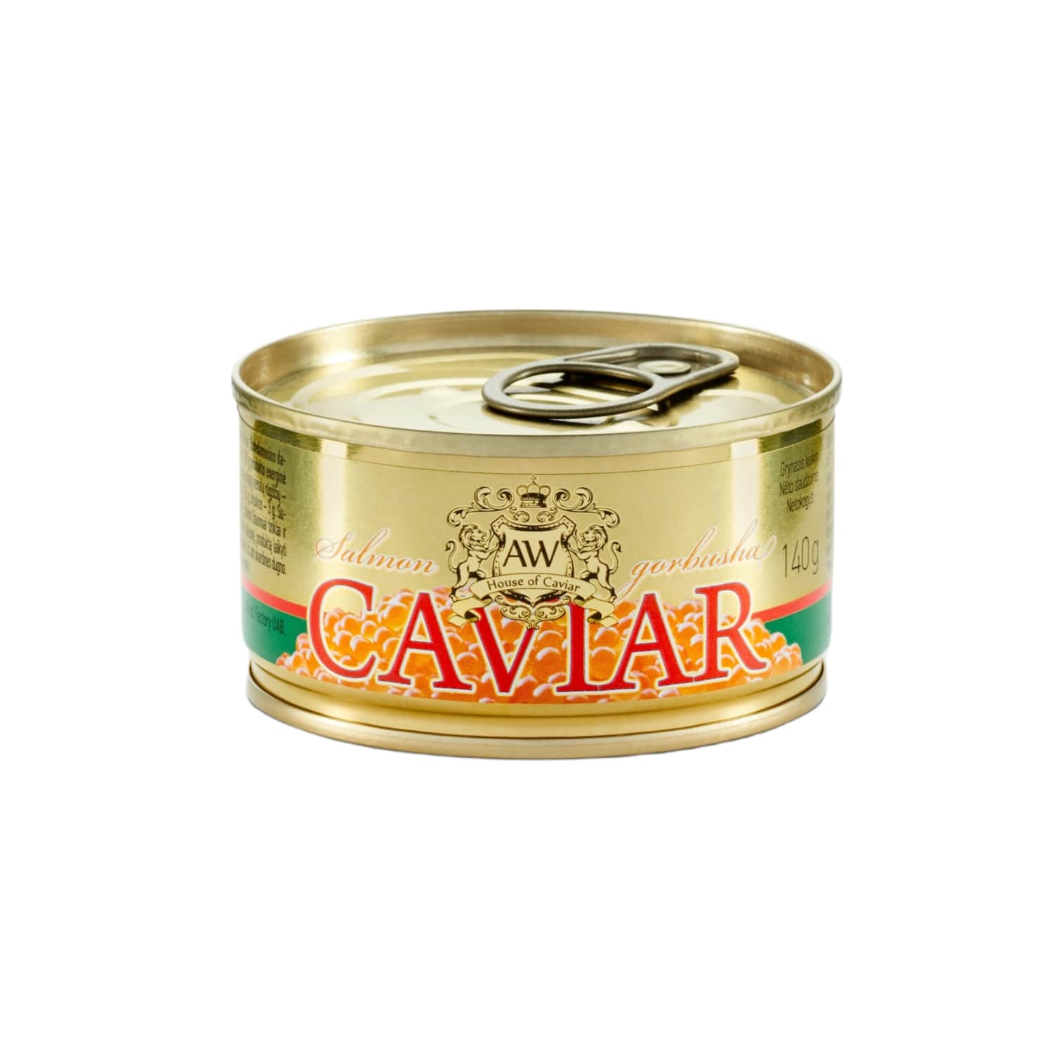 Lašišin. žuvų kuprių ikrai ALASKA WILD, 140 g