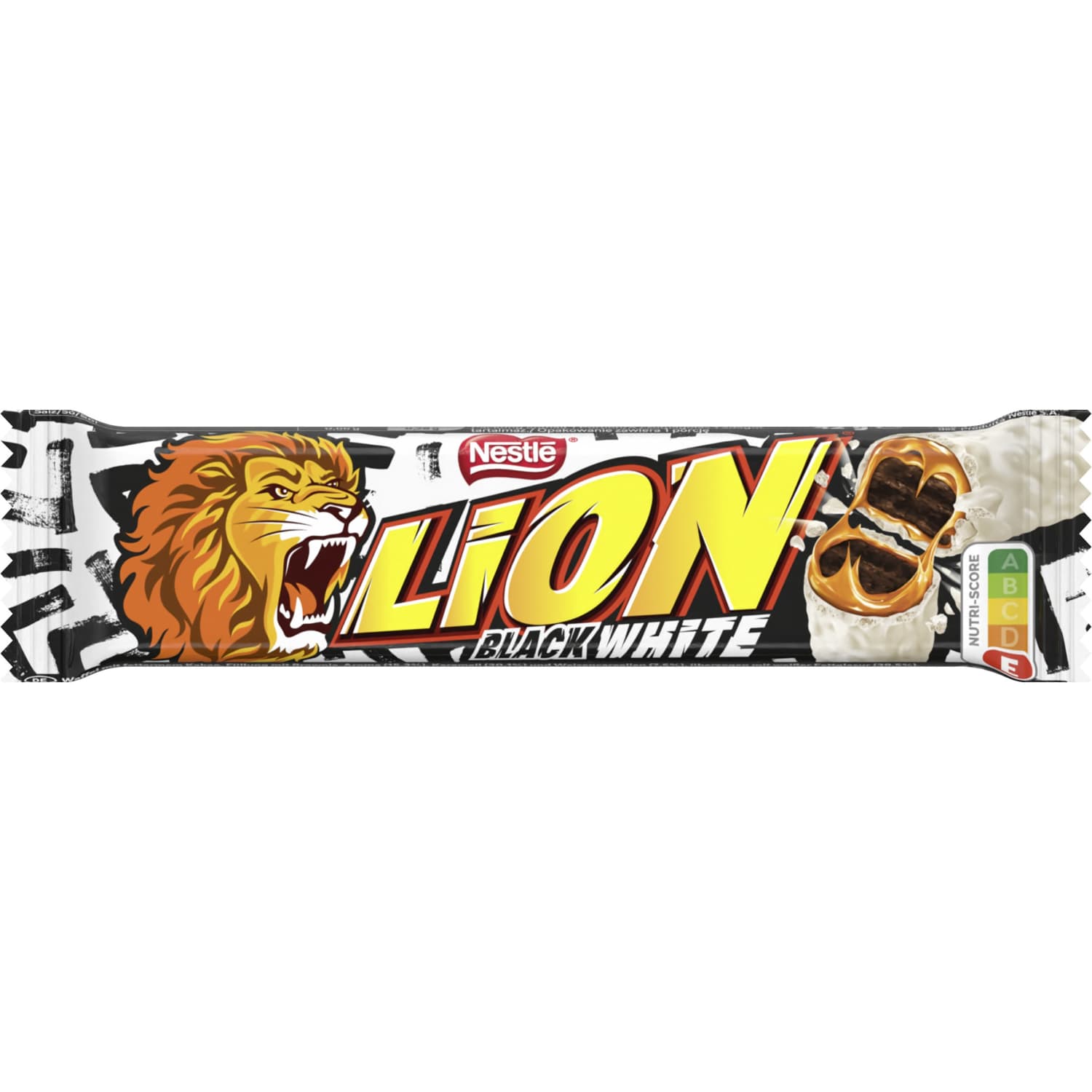Вафельный батончик NESTLE LION BLACKWHITE, 42 г