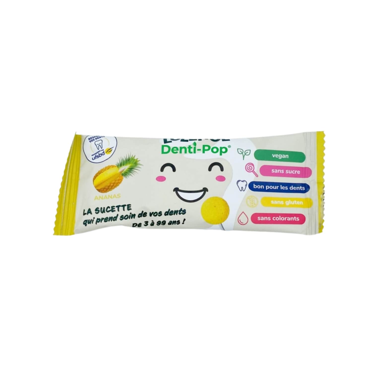 Леденец со вкусом ананаса LOLLITOL, 6 г