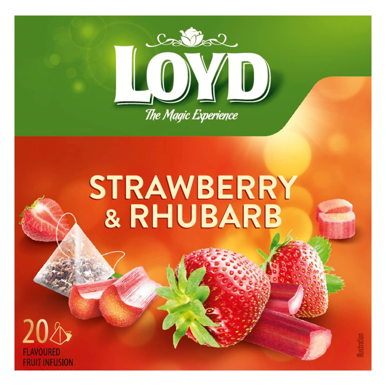 Vais. arbata su brašk. rabar. LOYD, 20 x 2 g