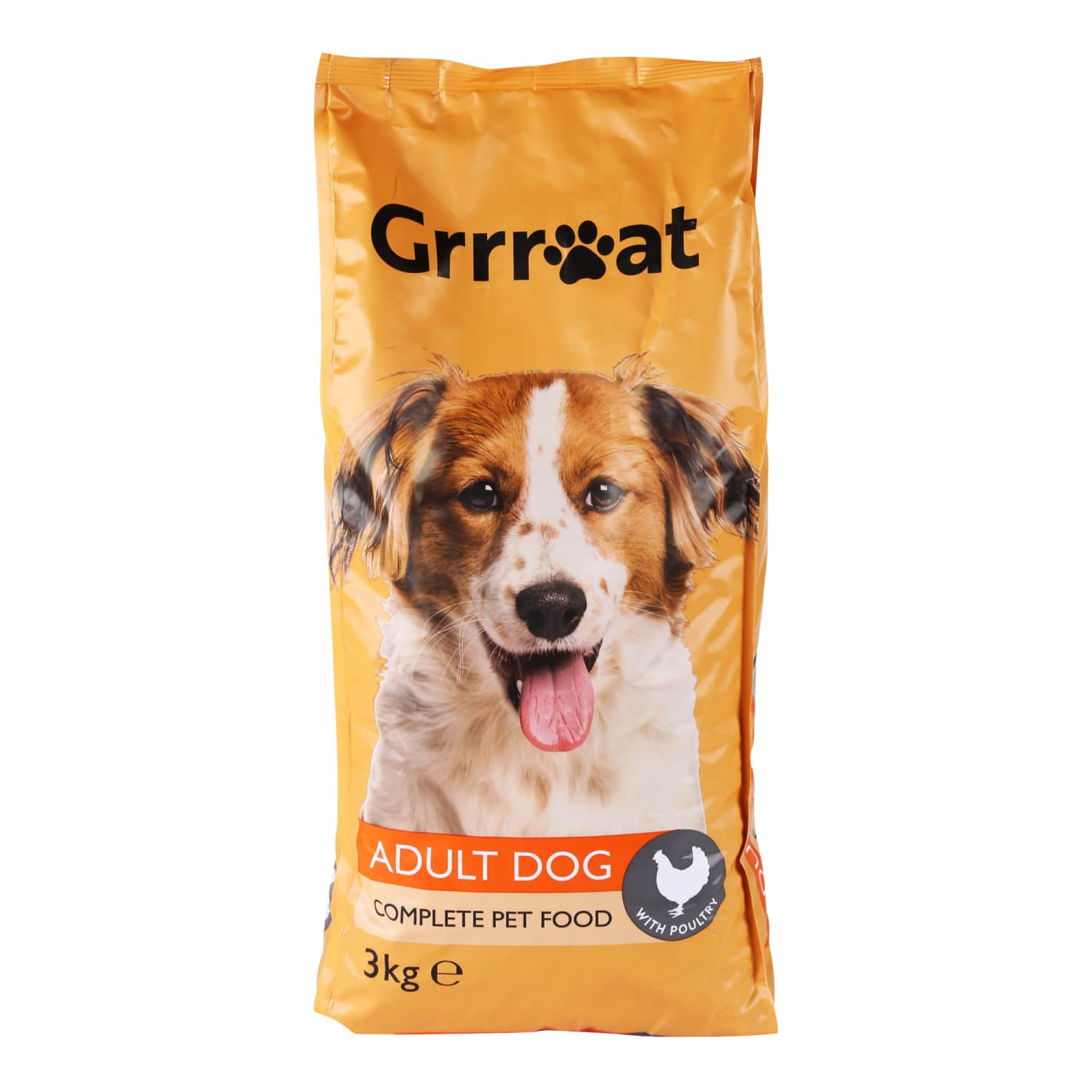 Dog food GRRREAT with poultry, 3 kg