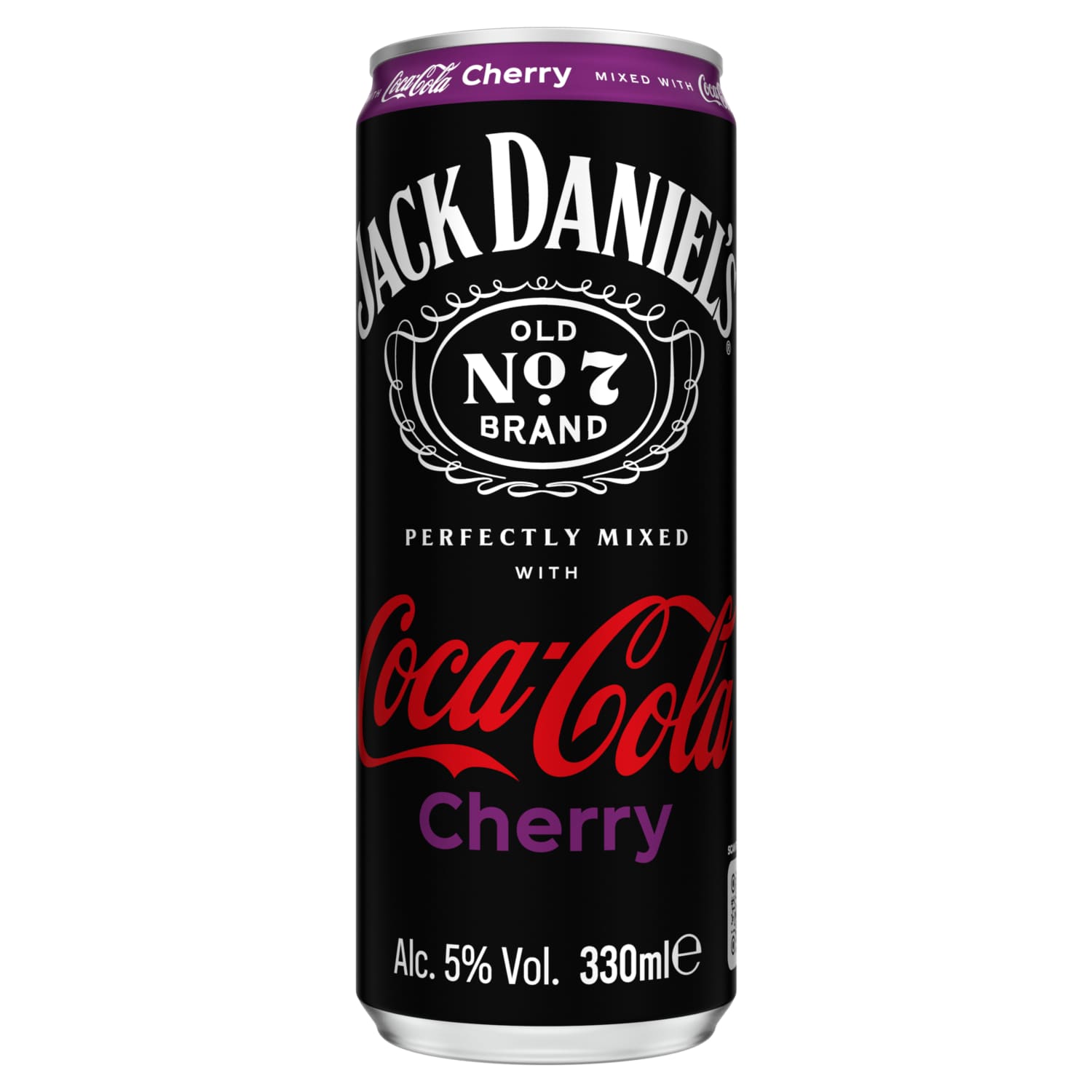 алкогольный коктейль JACK D. & COCA-COLA CHERRY, 330 мл