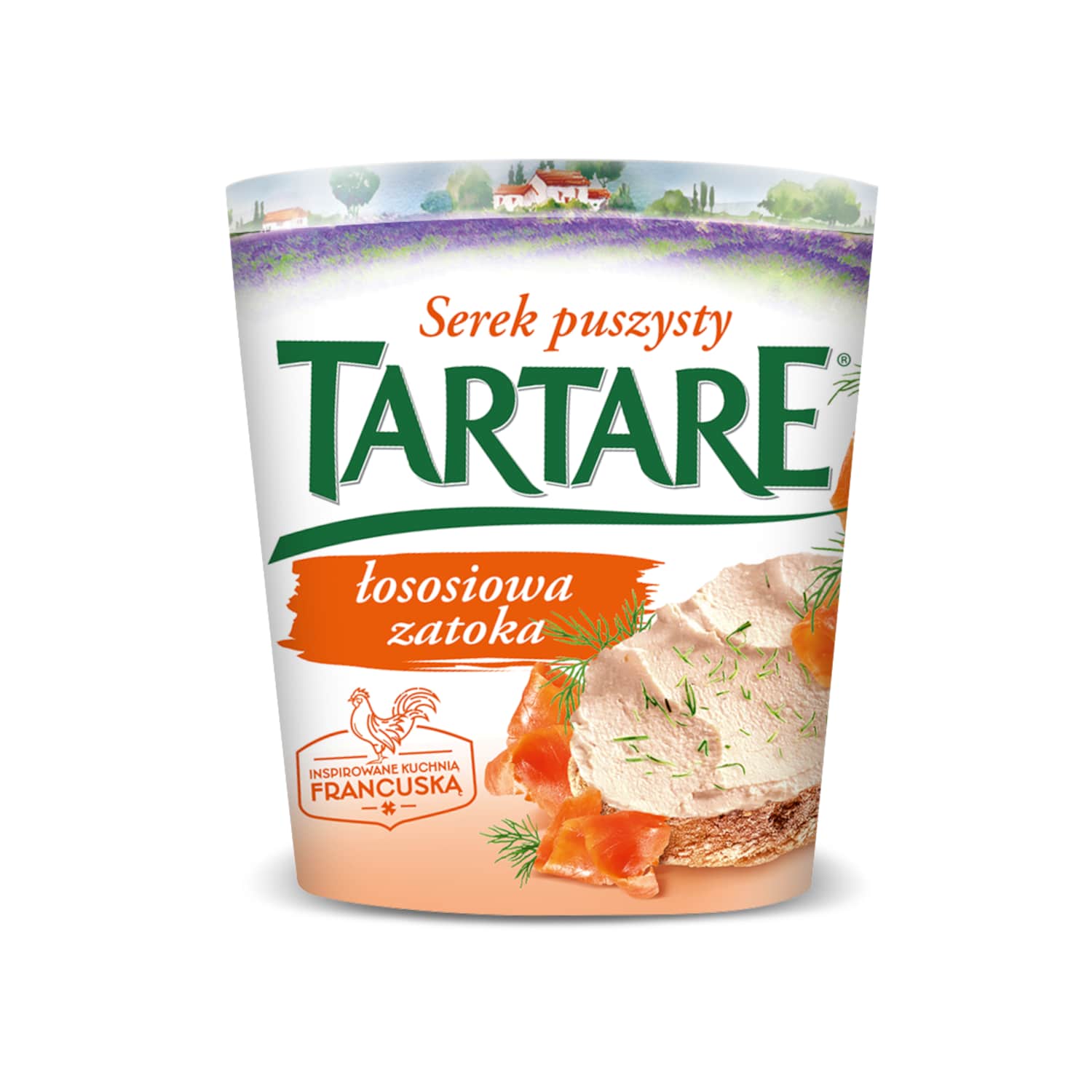 Cottage cheese cream with salmon and dill TARTARE, 140g