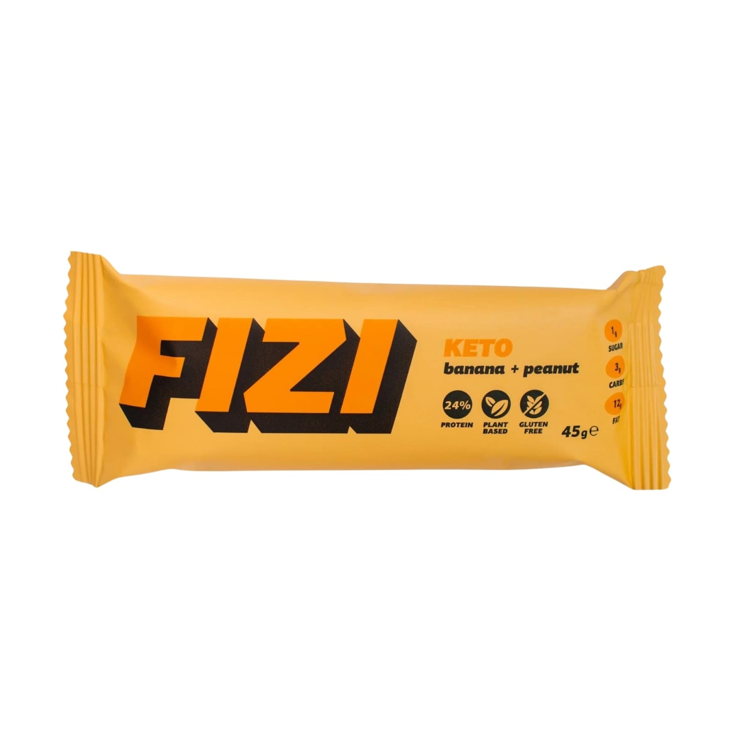 Baltym. batonėlis su bananais KETO FIZI, 45 g