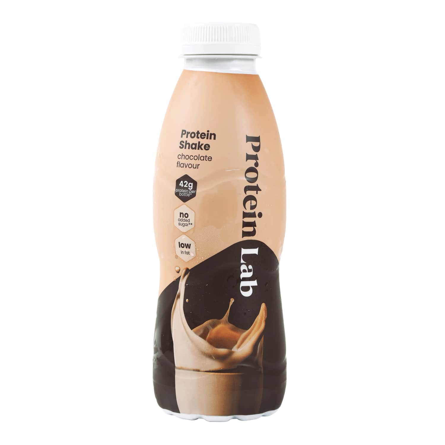 White drink PROTEIN LAB, chocolate flavor, 500 ml