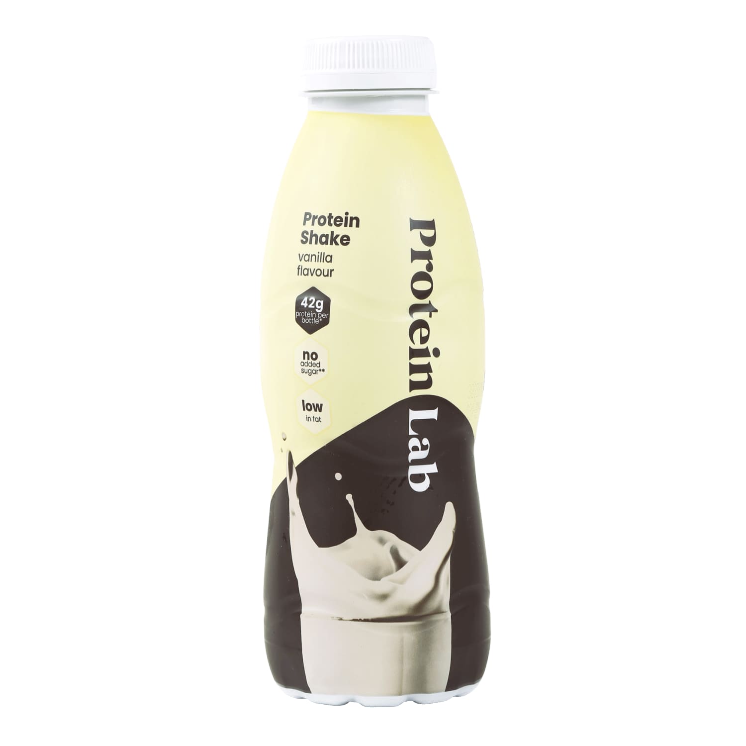 White drink PROTEIN LAB, vanilla flavor, 500 ml