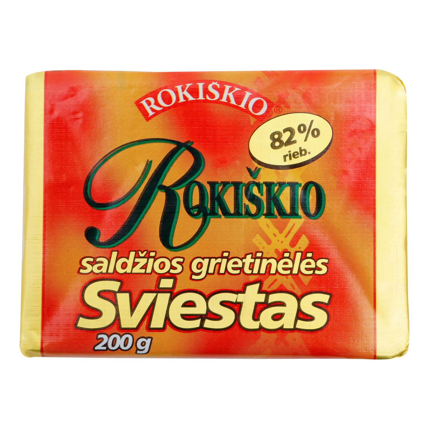 Масло ROKIŠKIO, 82% жира, 200 г