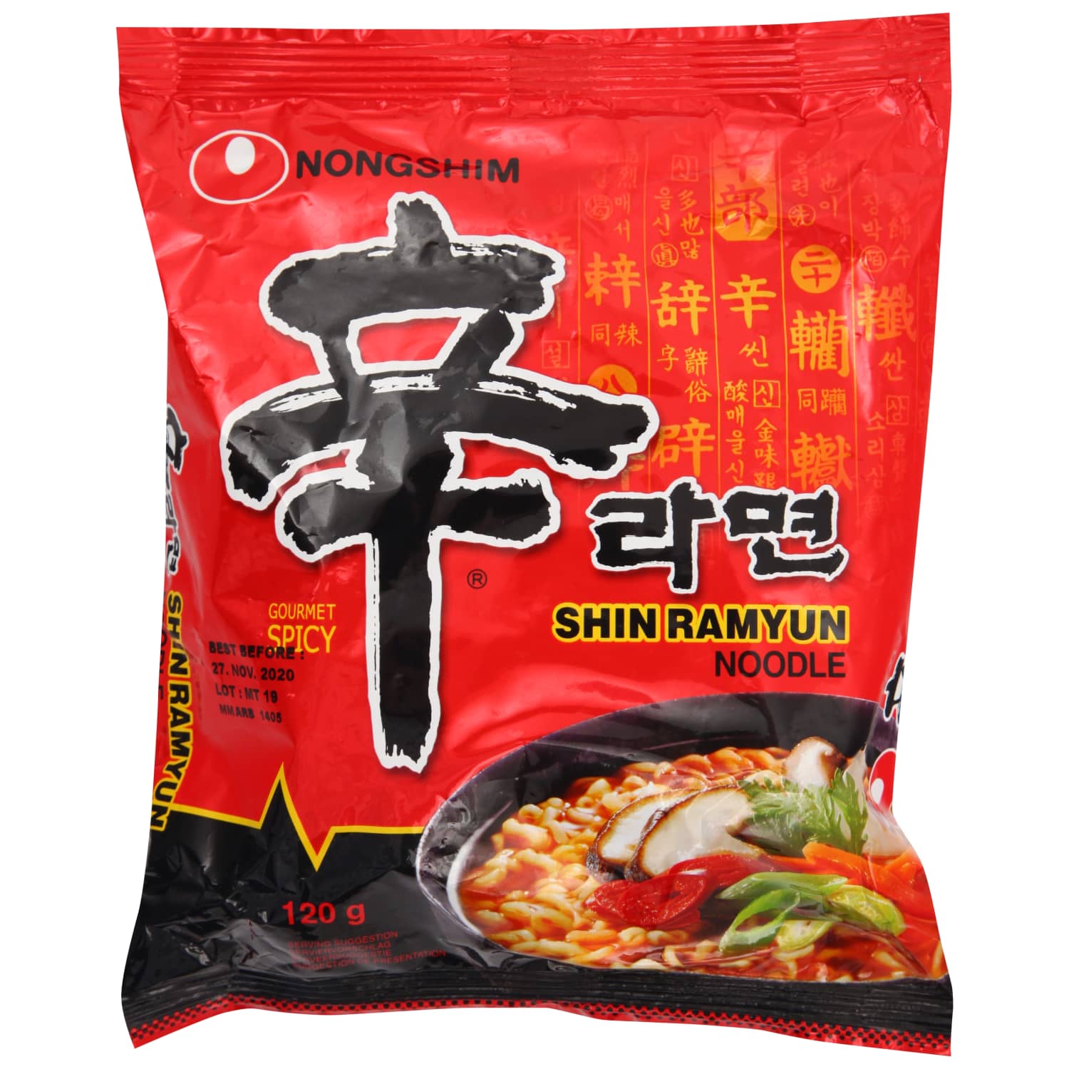 Суп из вермишели RAMEN SHIN RAMYUN, 120 г