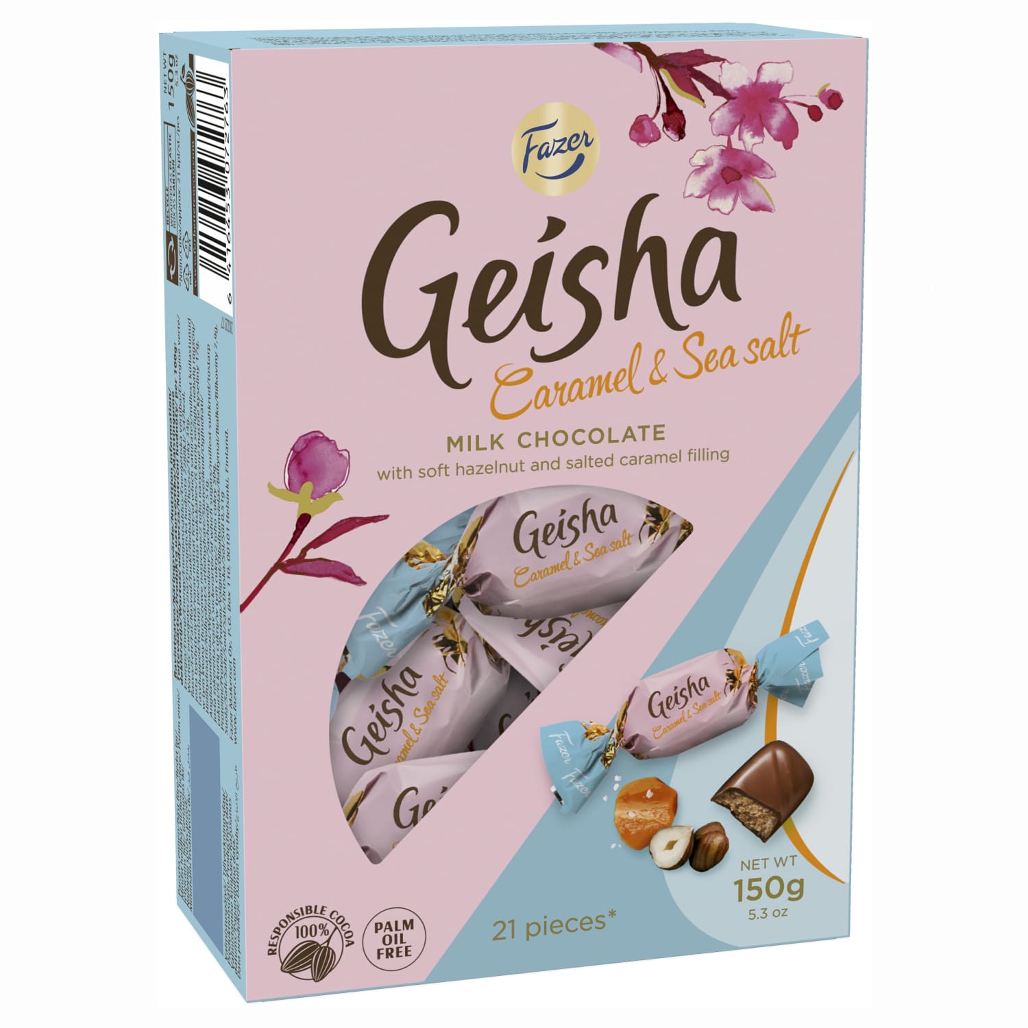Candy GEISHA CARAMEL & SEA SALT, 150 g