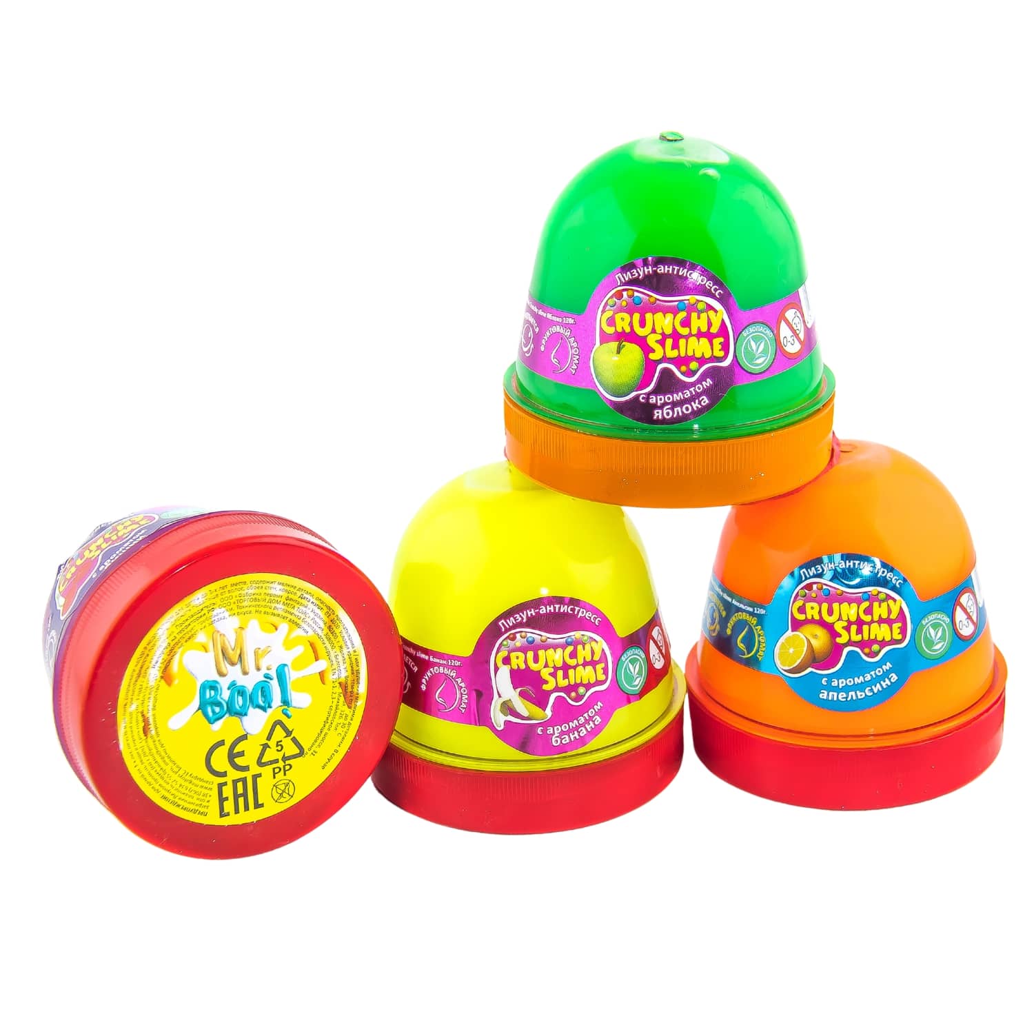 SLIME Mass MR.BOO Crunchy Assortment, 120 g