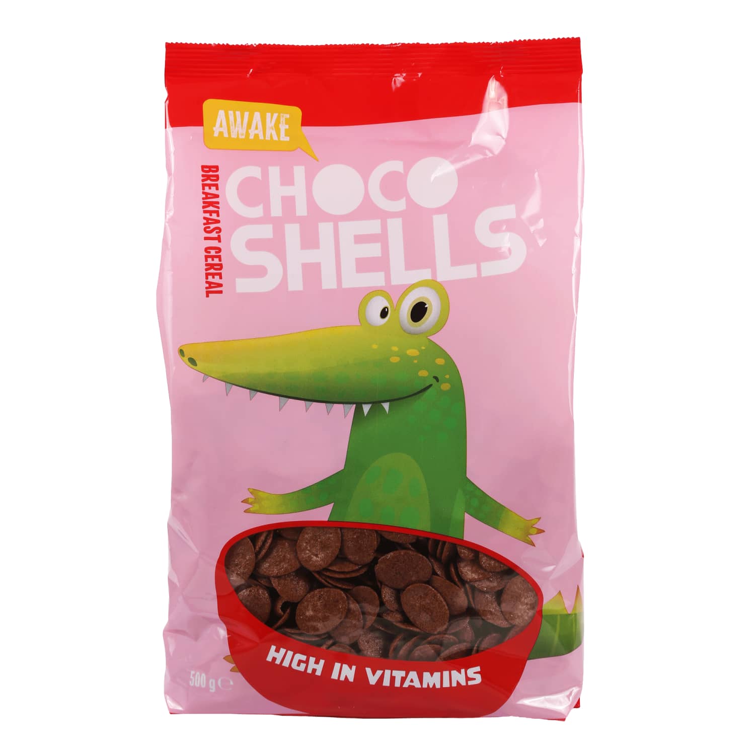 Sausi pusryčiai CHOCO SHELLS AWAKE, 500 g