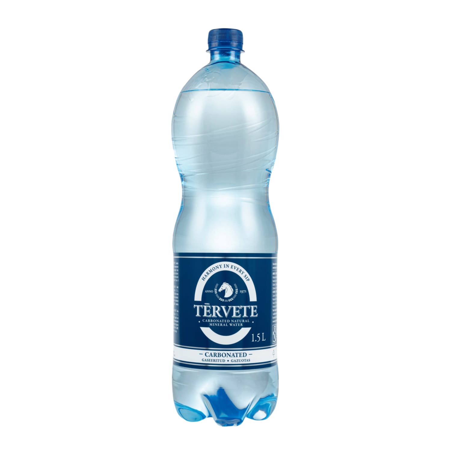 Carbonated mineral water TERVETE, 1.5 l
