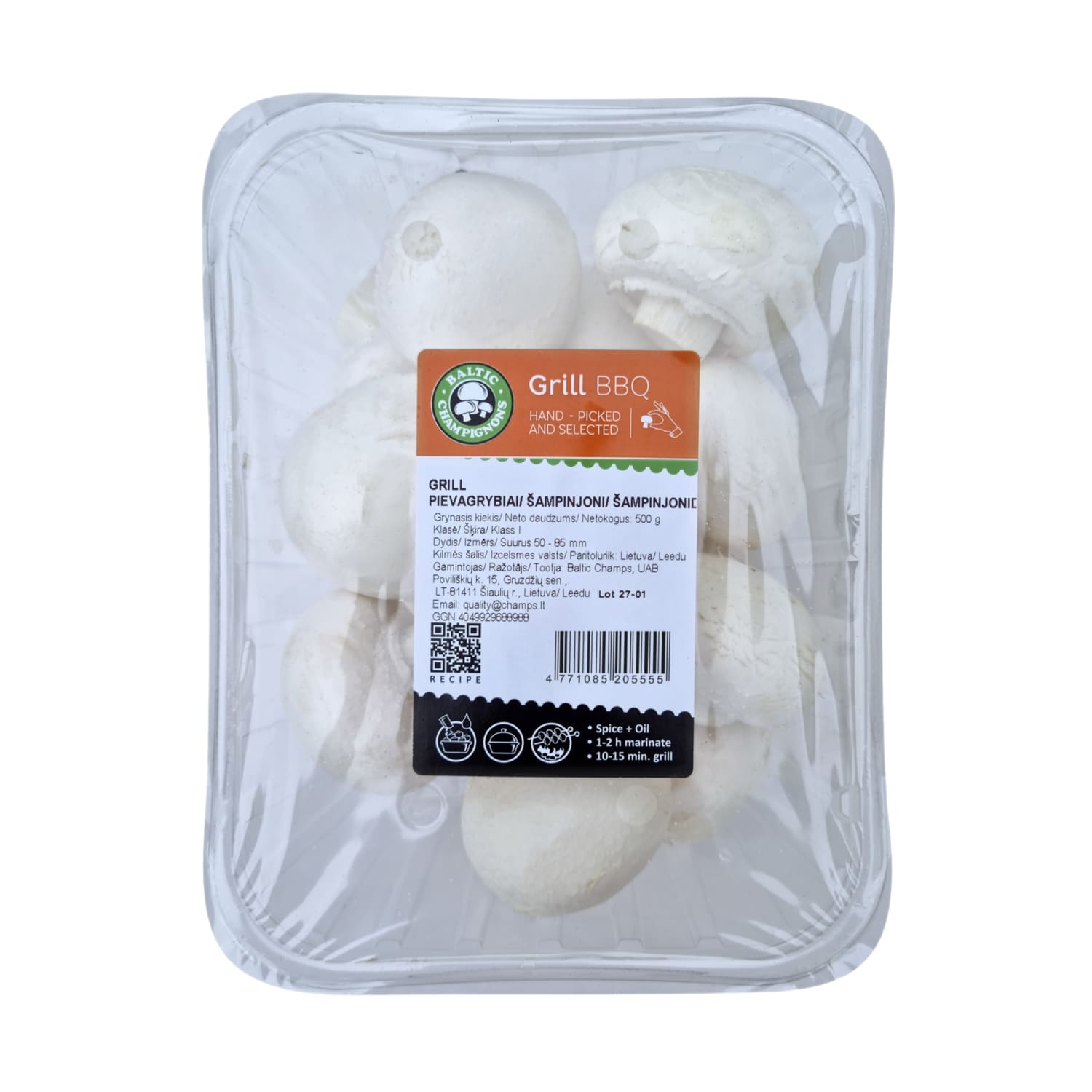 Pievagrybiai GRILL, 500 g