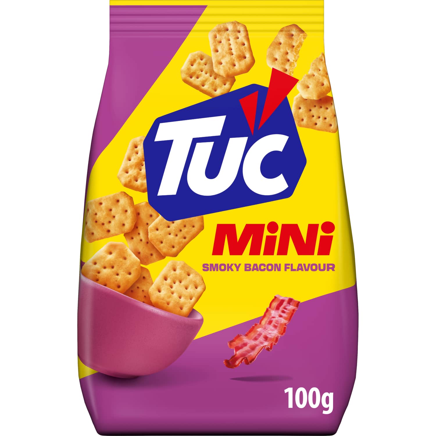 Crackers TUC, smoked bacon flavor, 100 g