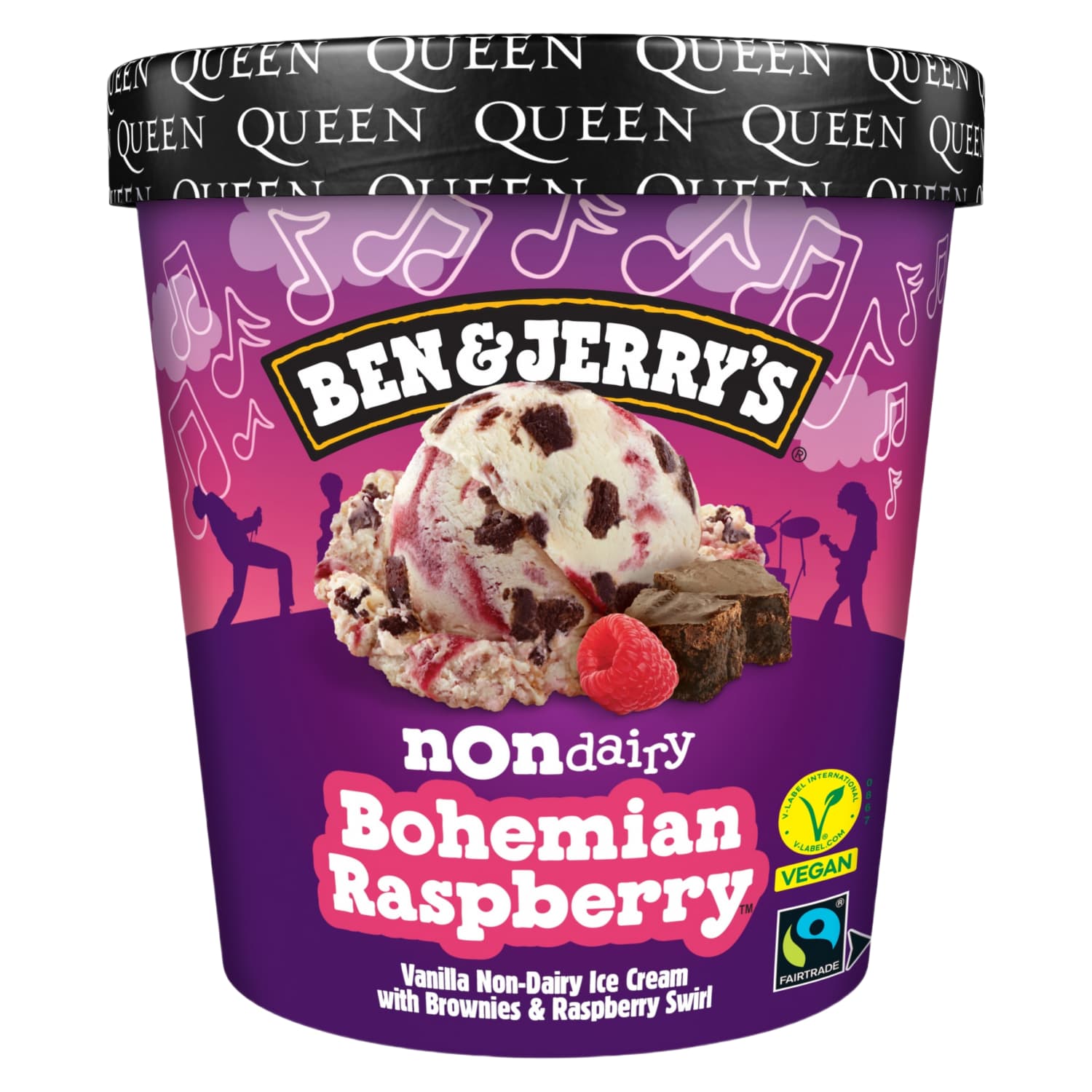 Valg. ledai B&J BOHEM. RASPBERRY, 465ml/403g