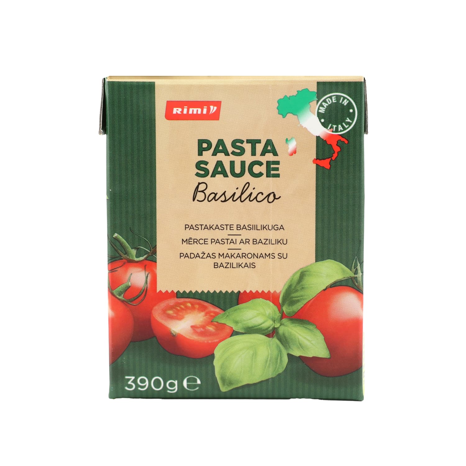 Pasta Sauce with Basil RIMI, 390 g