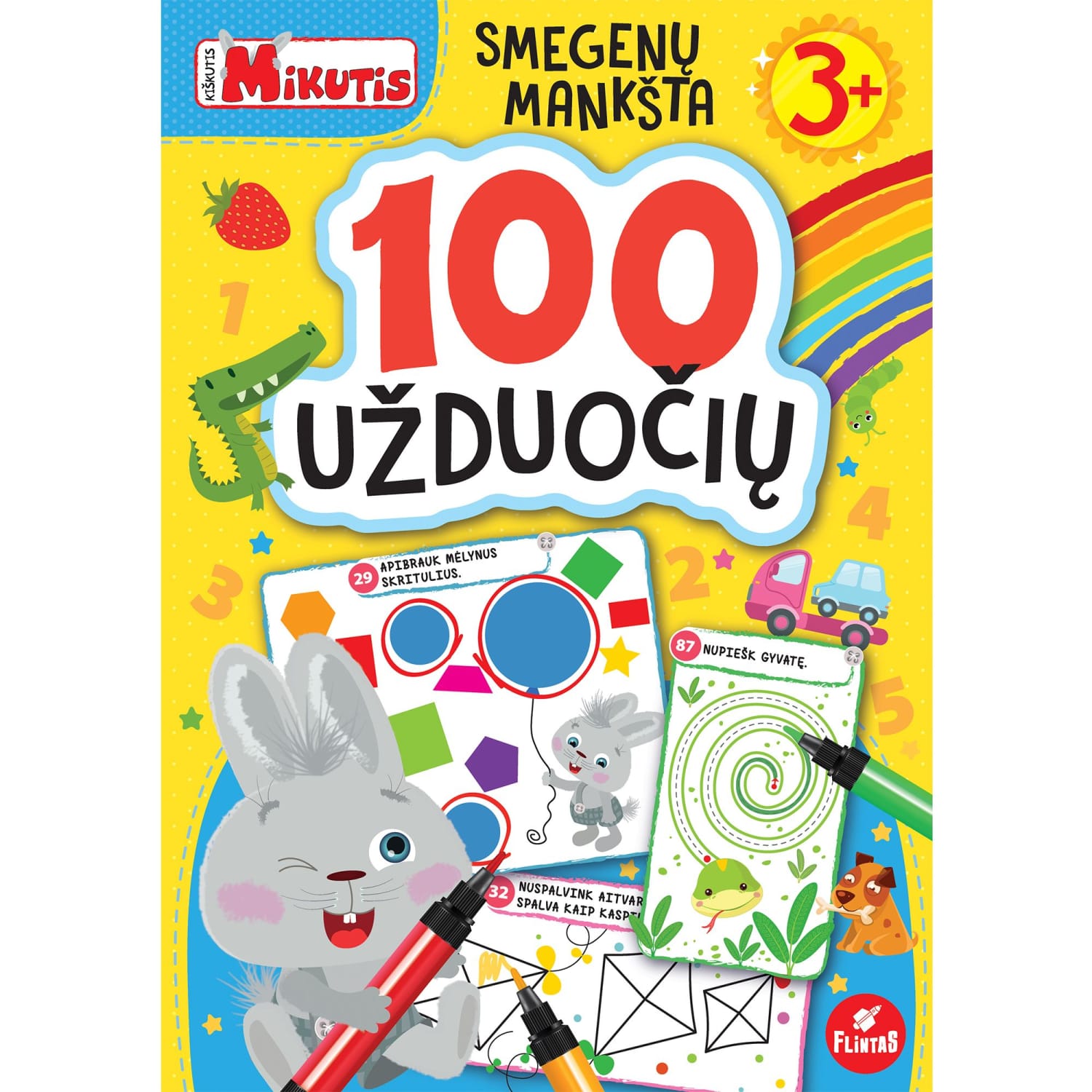 Spalv. kn. KIŠKUTIS MIKUTIS. 100 UŽDUOČIŲ