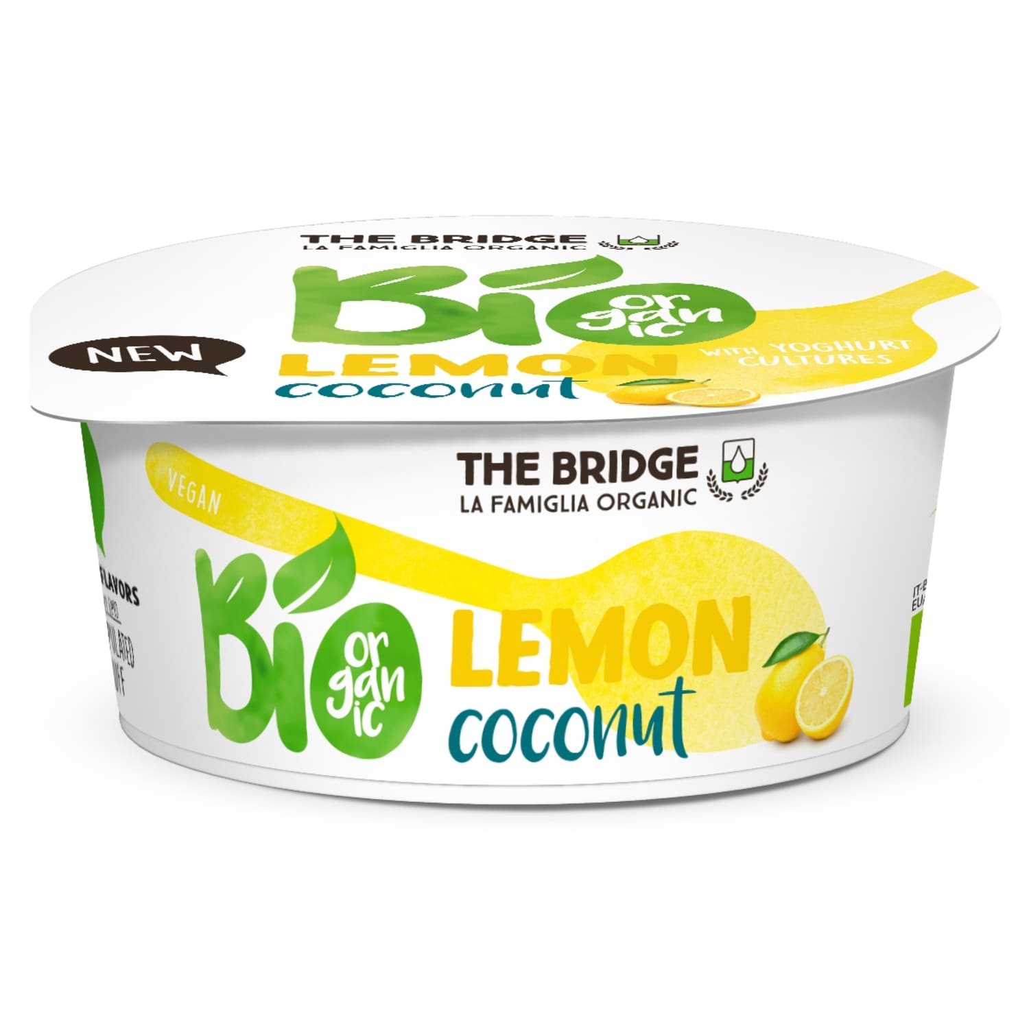 Organic coconut product with lemon THE BRIDGE, 125 g