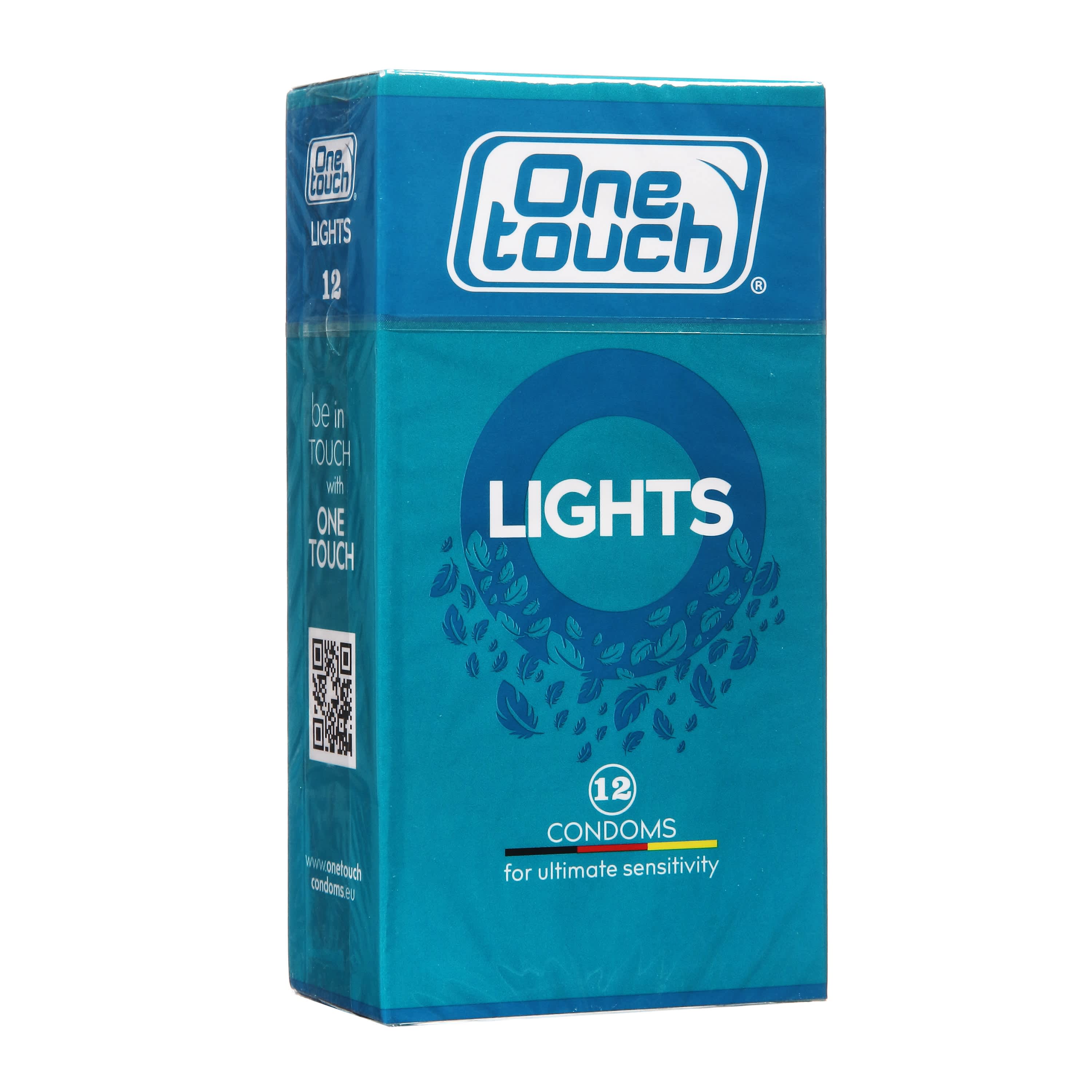 Prezervatyvai ONE TOUCH  LIGHTS, 12vnt.