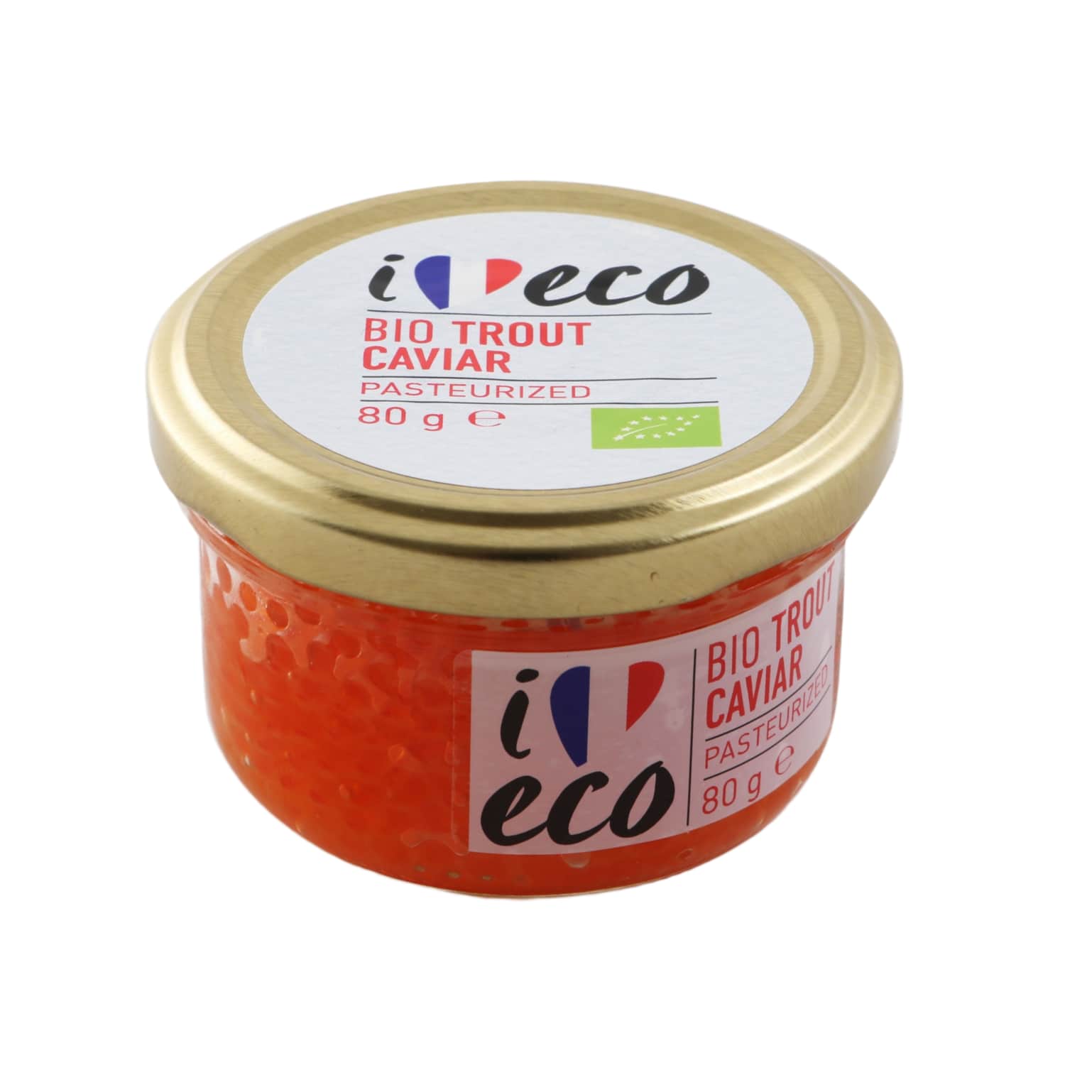 Органическая икра форели I LOVE ECO, 80 г