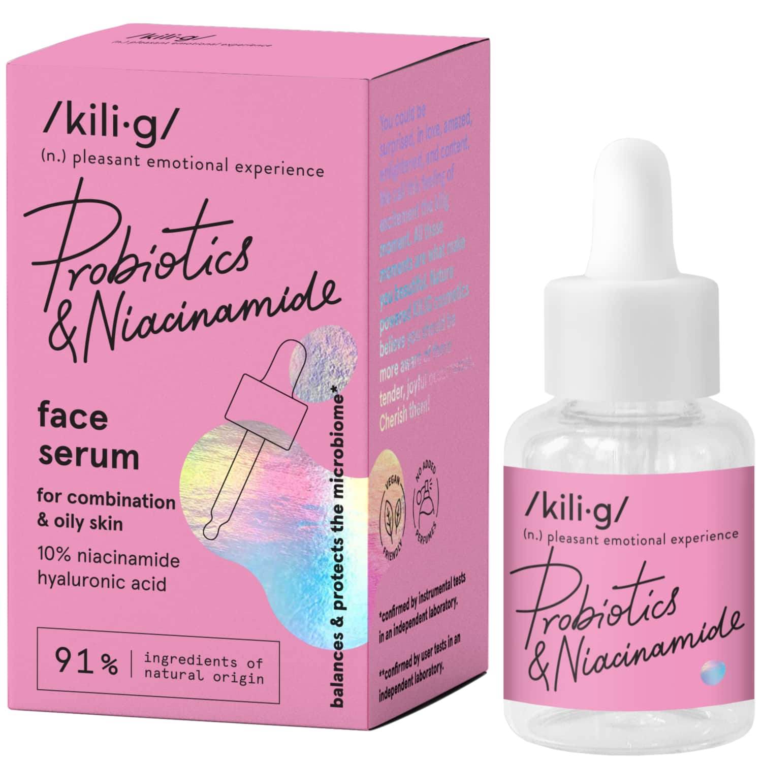 Veido serum. su niacin. KILIG PROBIO, 30 ml