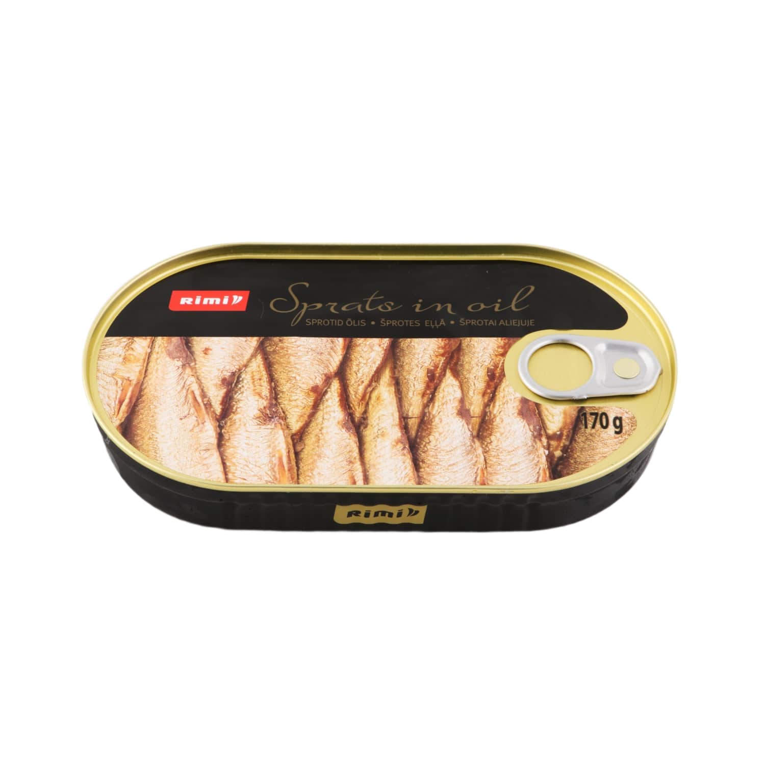 Šprotai aliejuje RIMI, 170 g