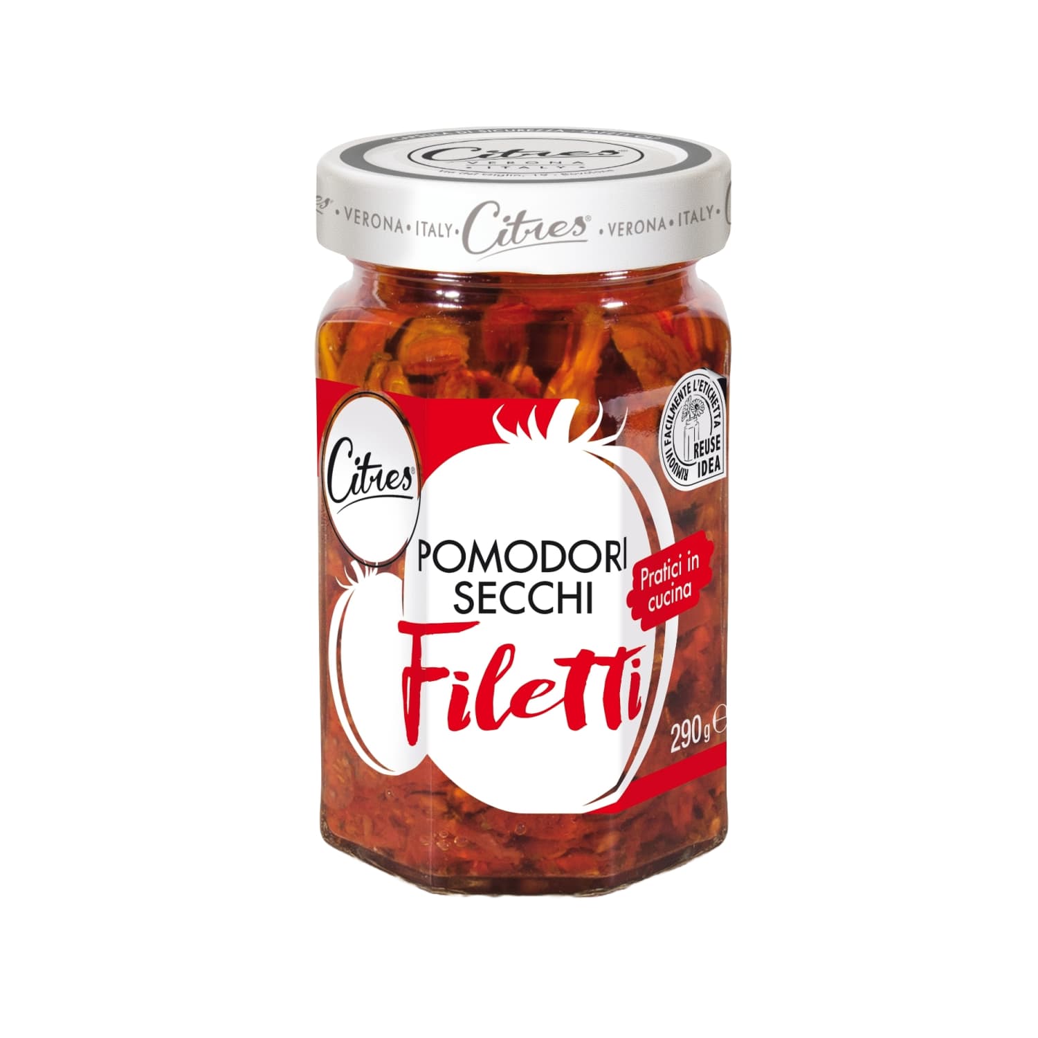 Sun-dried tomatoes in oil CITRES, 500g/290 g