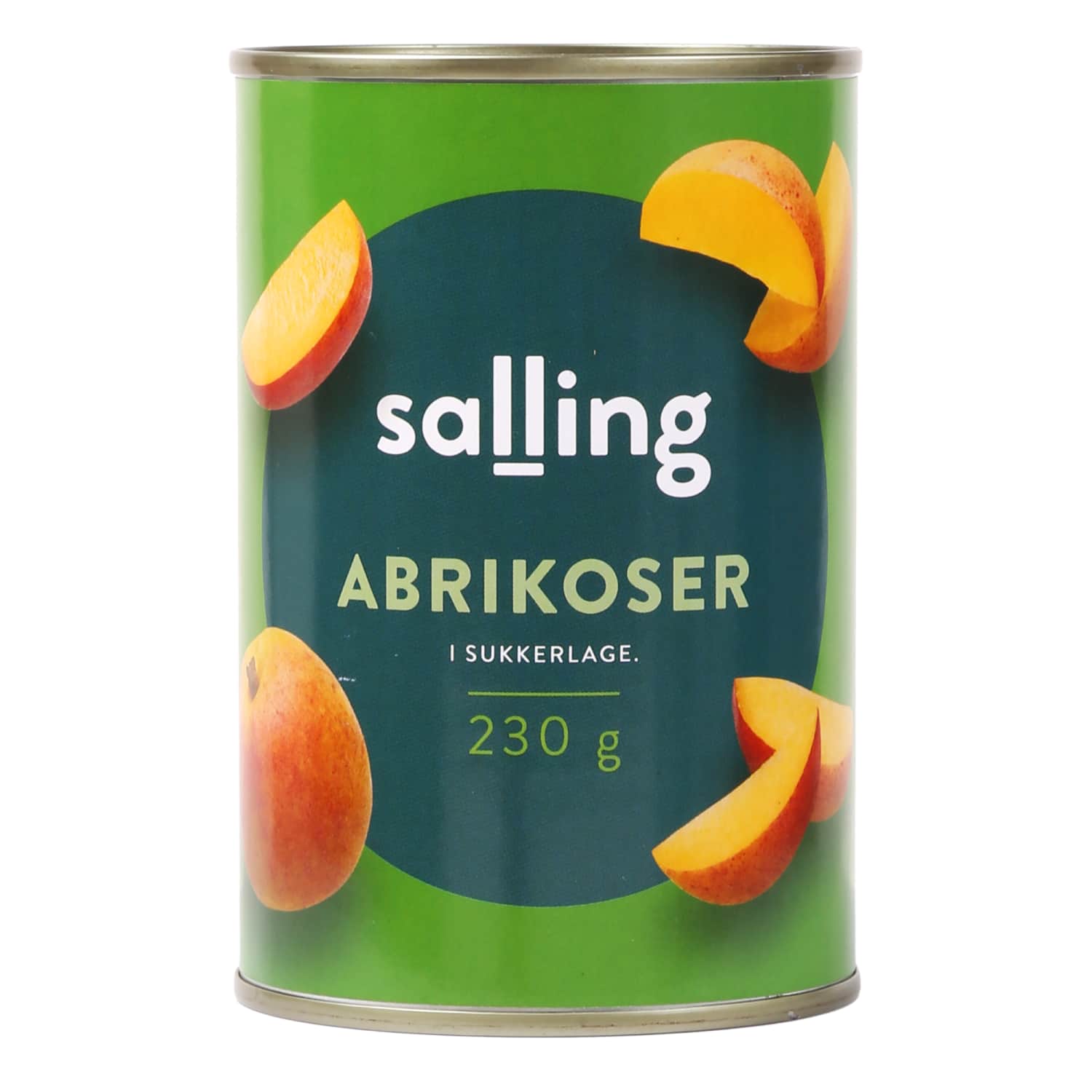 Консервированные абрикосы SALLING, 410 г / 230 г