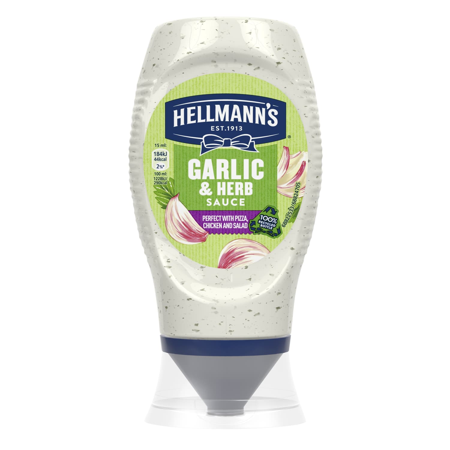 Padažas su česnak., žolel. HELLMANN'S, 250 ml
