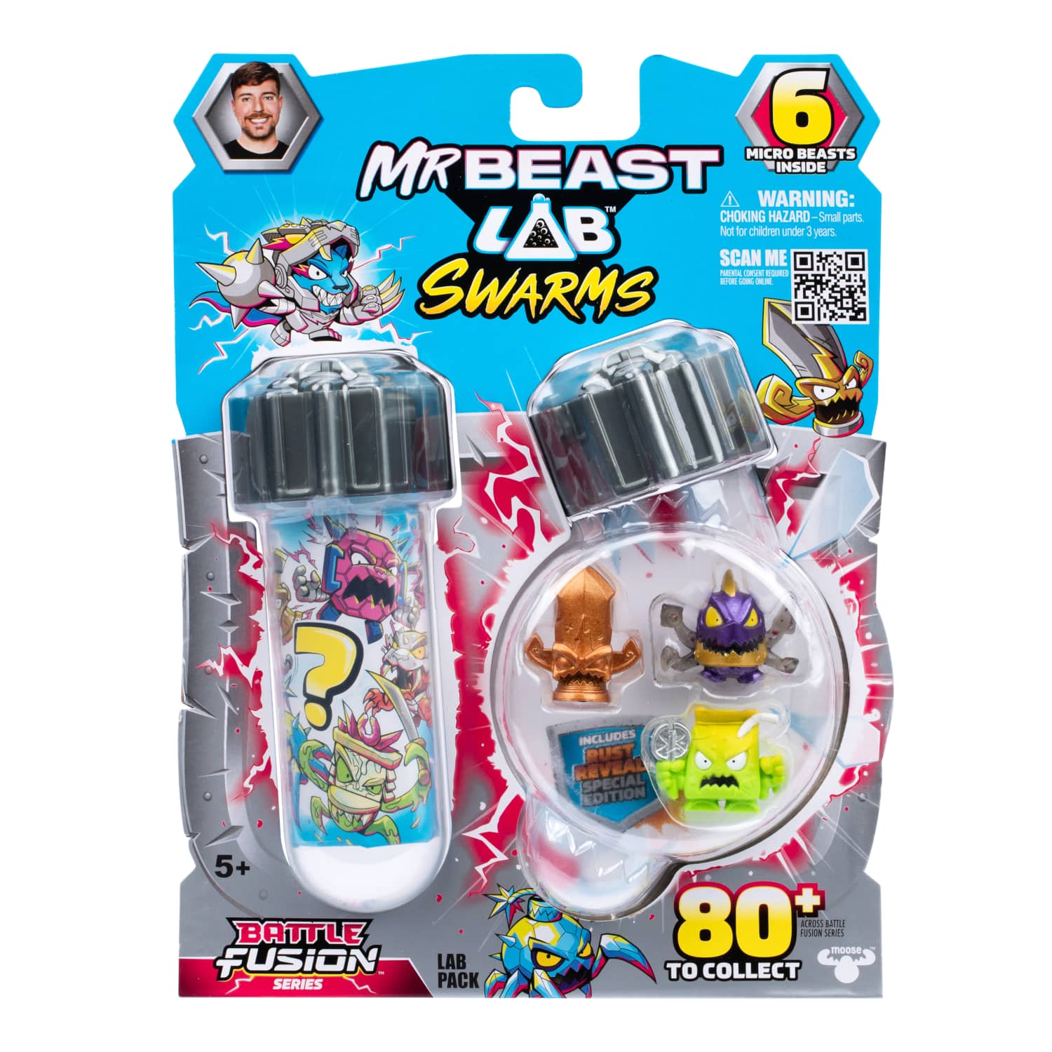 Figūrėlės SWARMS MRBEAST LAB, 6vnt, SS26