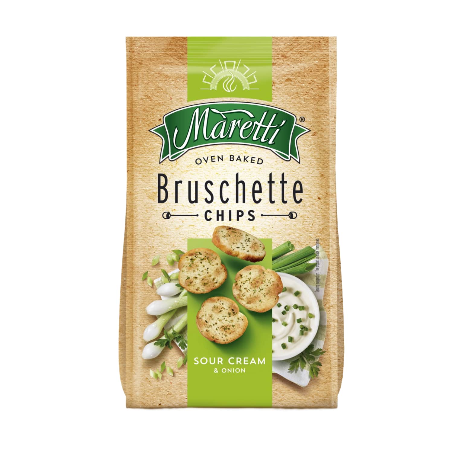 Хрустящие со вкусом сметаны и лука MARETTI, 70г