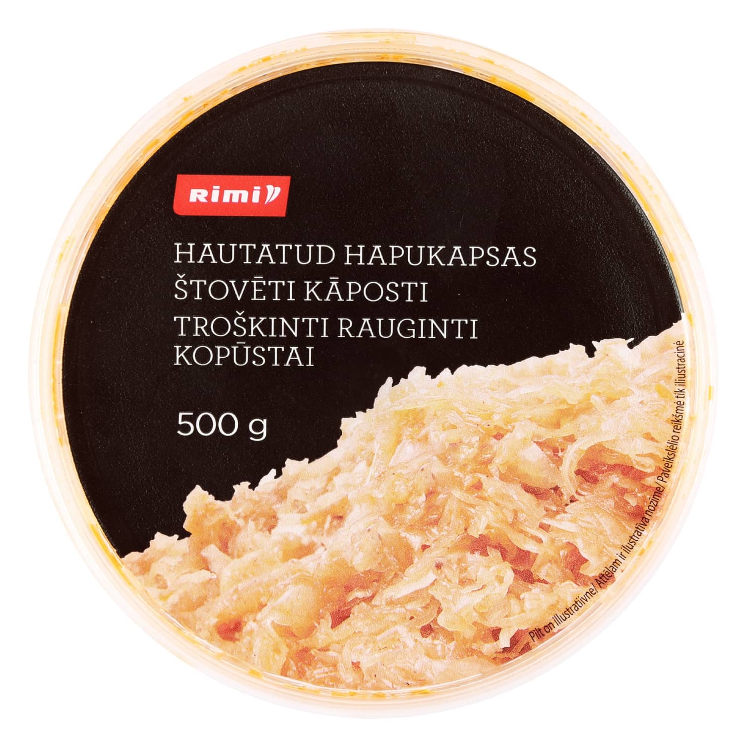 Тушеная квашеная капуста RIMI, 500 г