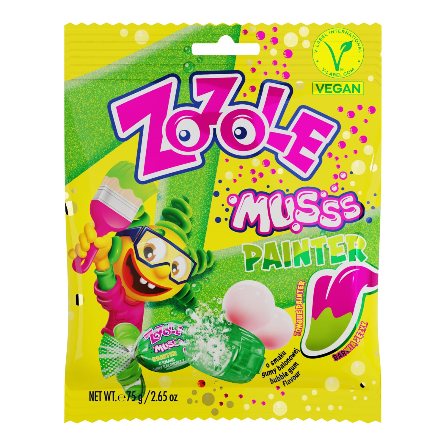 Конфеты ZOZOLE MUSSS ЖУВ. РЕЗИНКА, 75 г