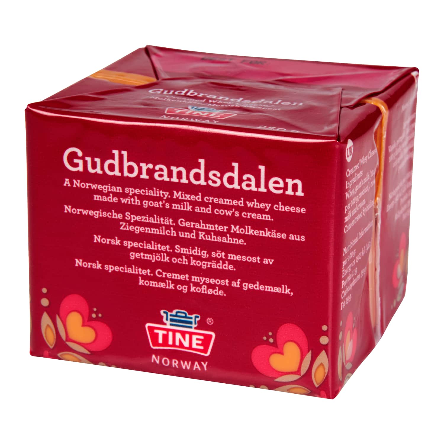 Cheese GUDBRNASDALEN TINE, 35% fat, 250 g