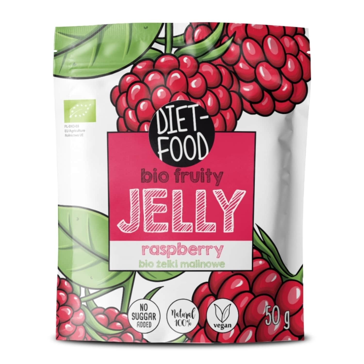 Ekol. aviečių sk. juost. DIET-FOOD, 50 g