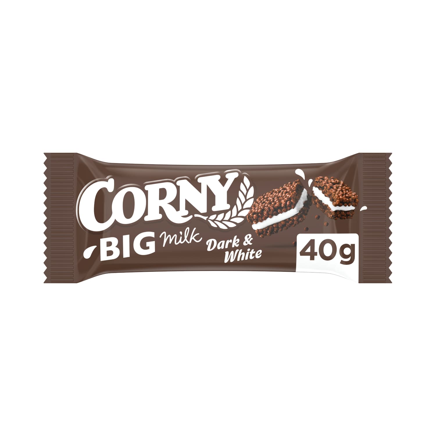 Javainis CORNY BIG MILK DARK & WHITE, 40 g