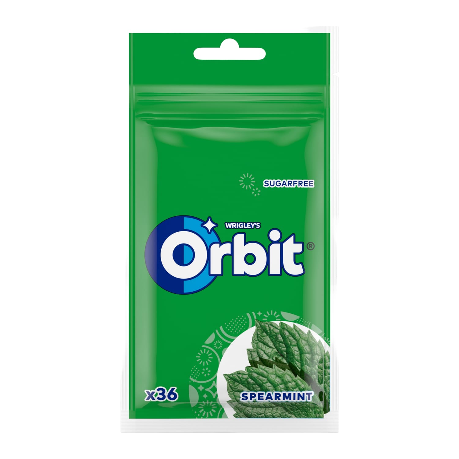 Kramtomoji guma ORBIT SPEARMINT, 50 g