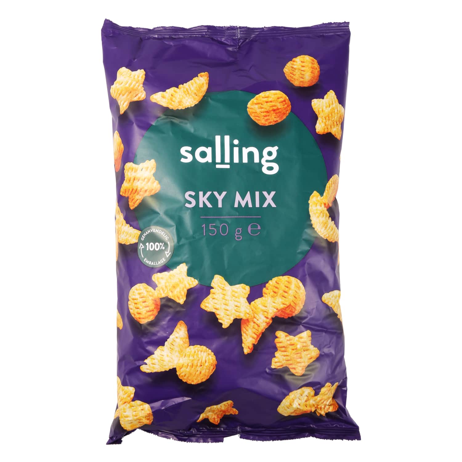 Plain flavored potato chips SALLING SKY MIX, 150 g