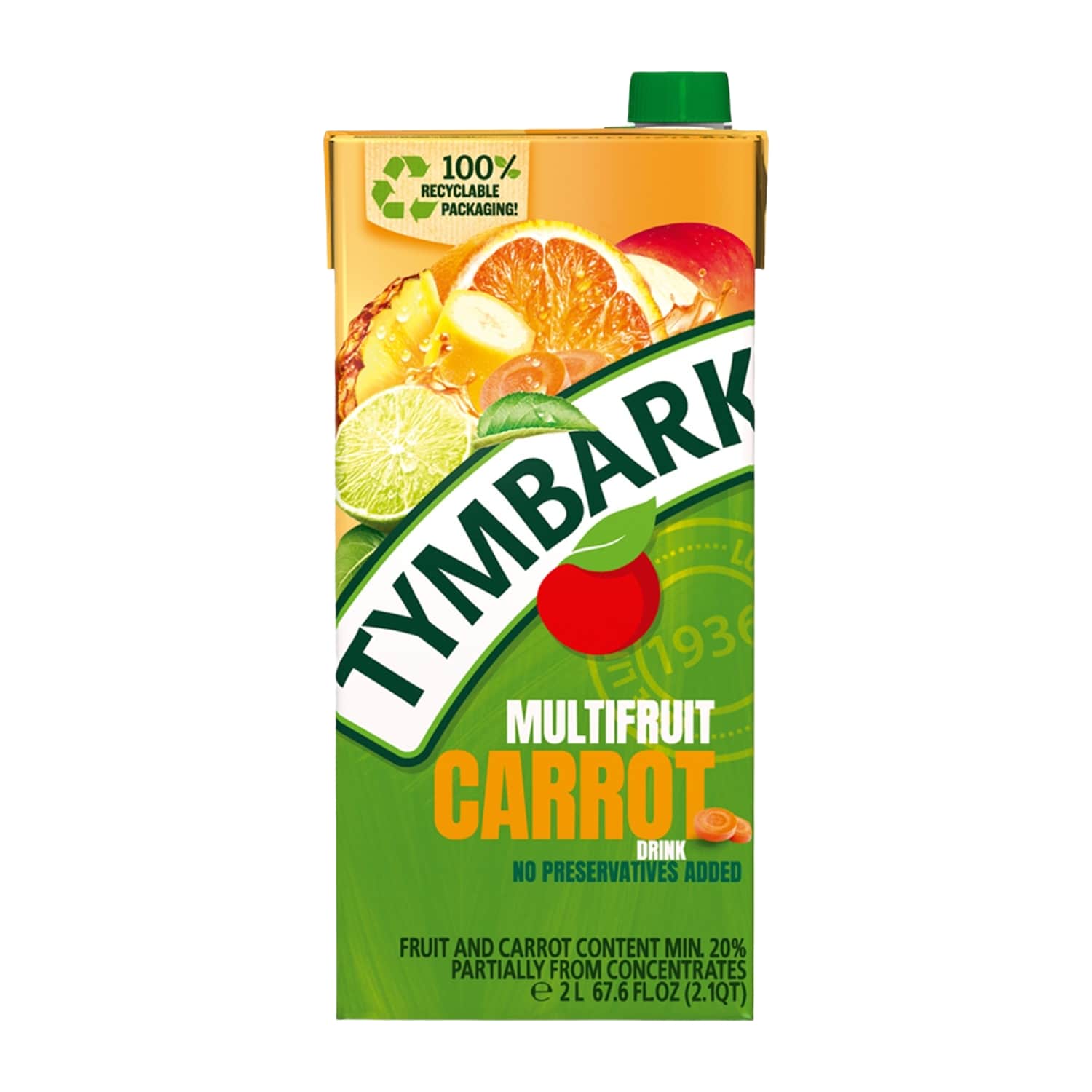 Напиток из различных фруктов и моркови TYMBARK, 2 л