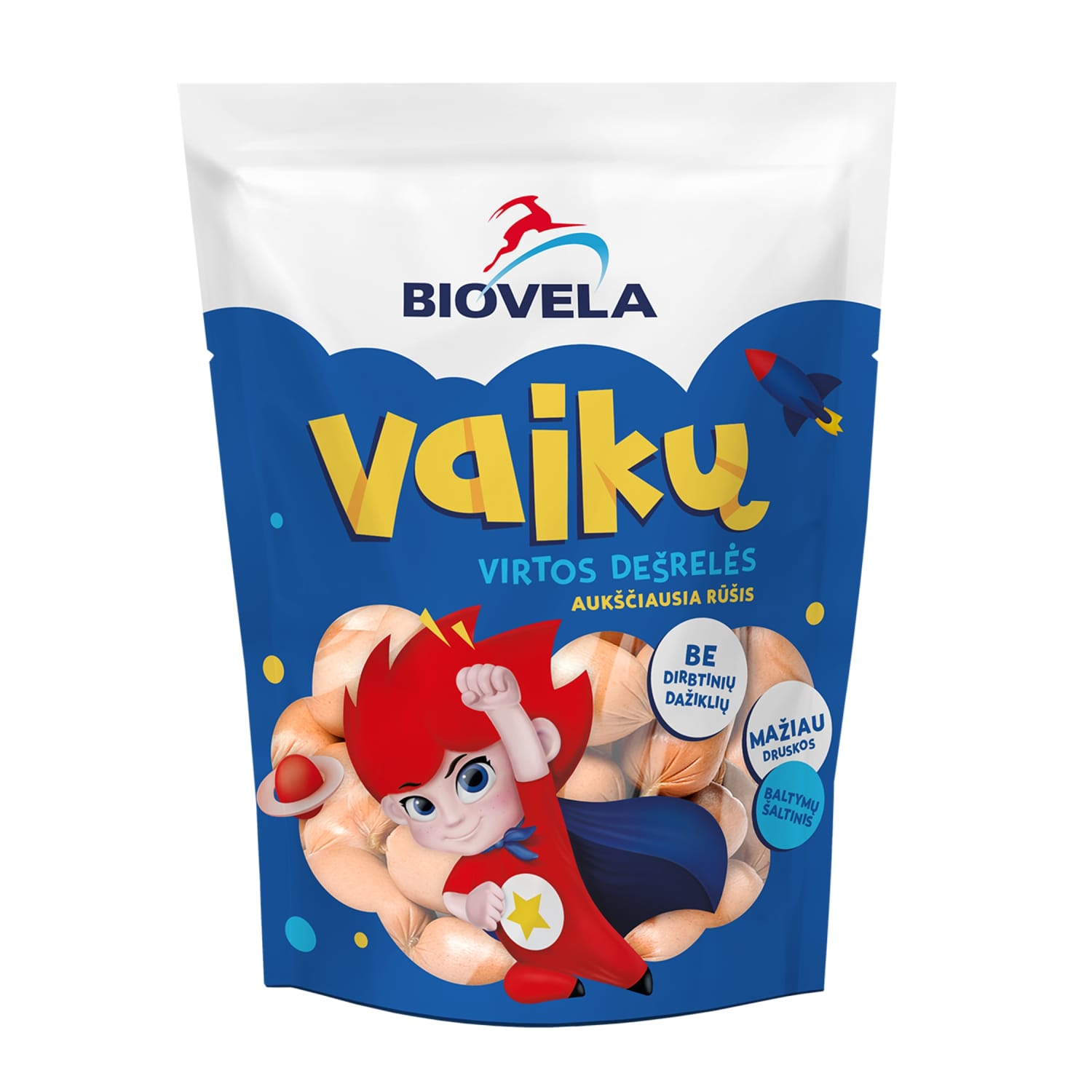 Boiled KIDS sausages BIOVELA, a.r., 230g