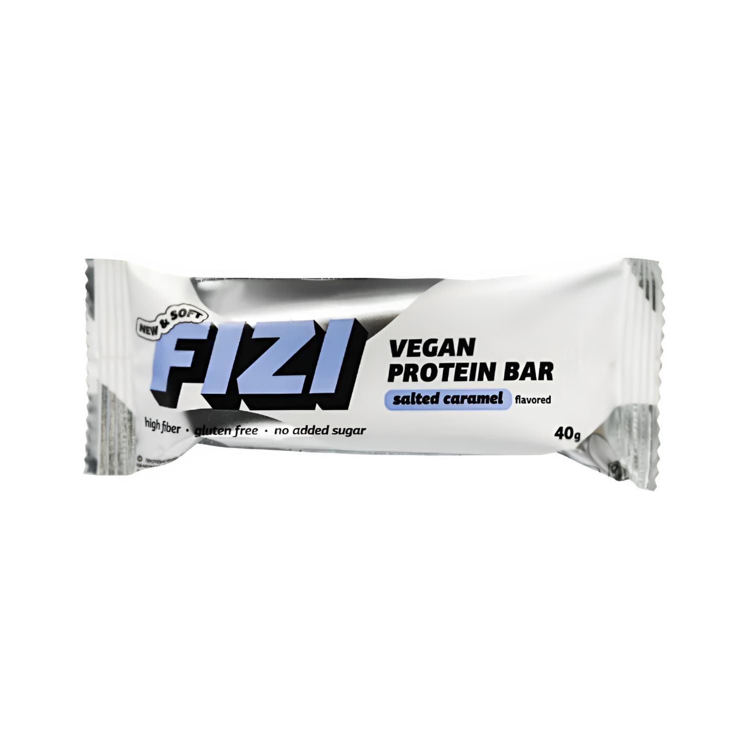 Balt. batonėlis SALTED CARAMEL FIZI, 40 g