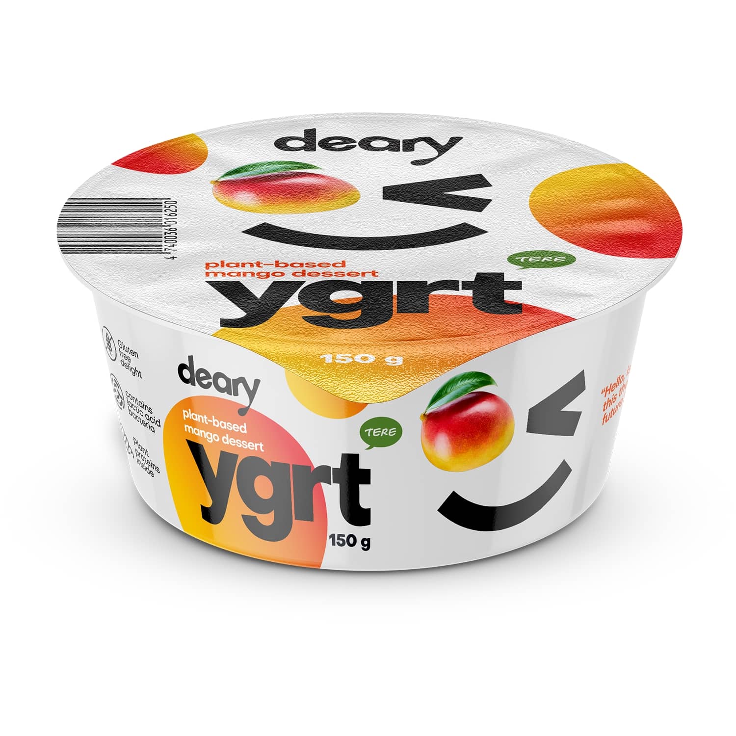 Plant-based dessert with mangoes TERE DEARY, 150 g