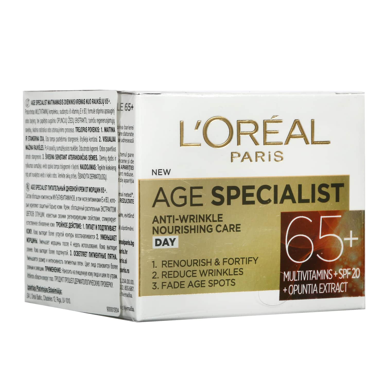 Day face cream L'OREAL AGE SPECIALIST 65+, 50 ml