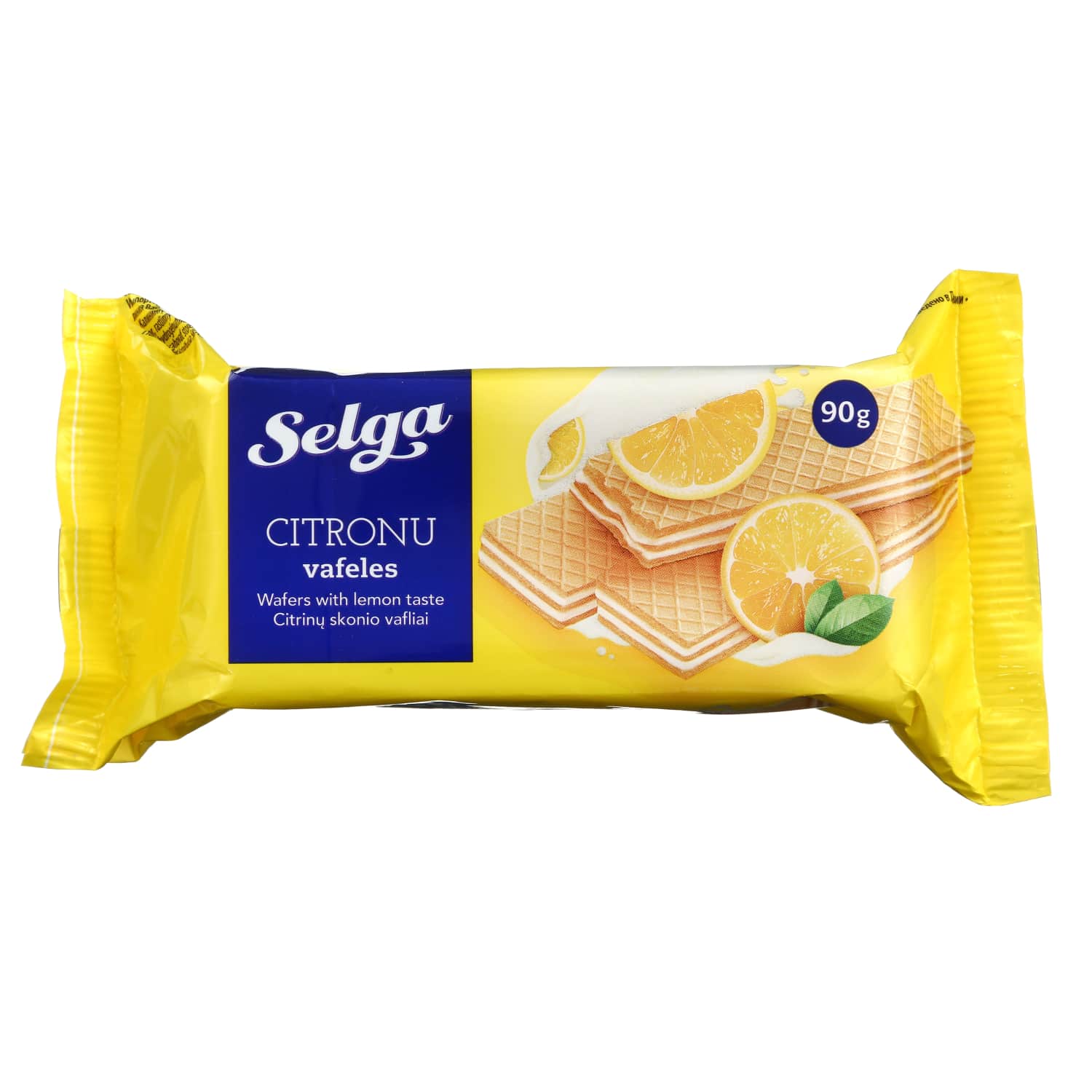 Lemon Flavor Wafers SELGA, 90 g