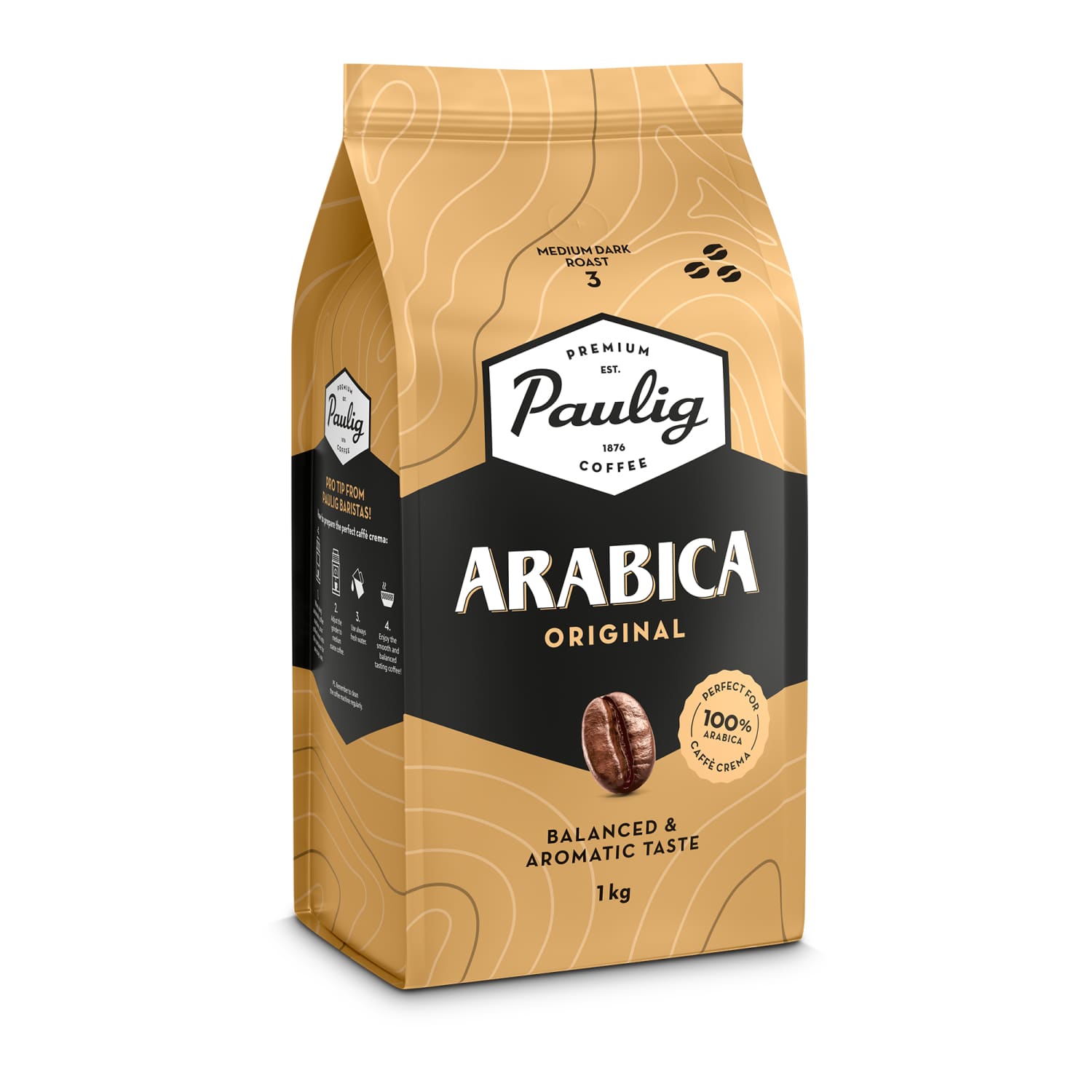 Kavos pupelės PAULIG ARABICA, 1 kg