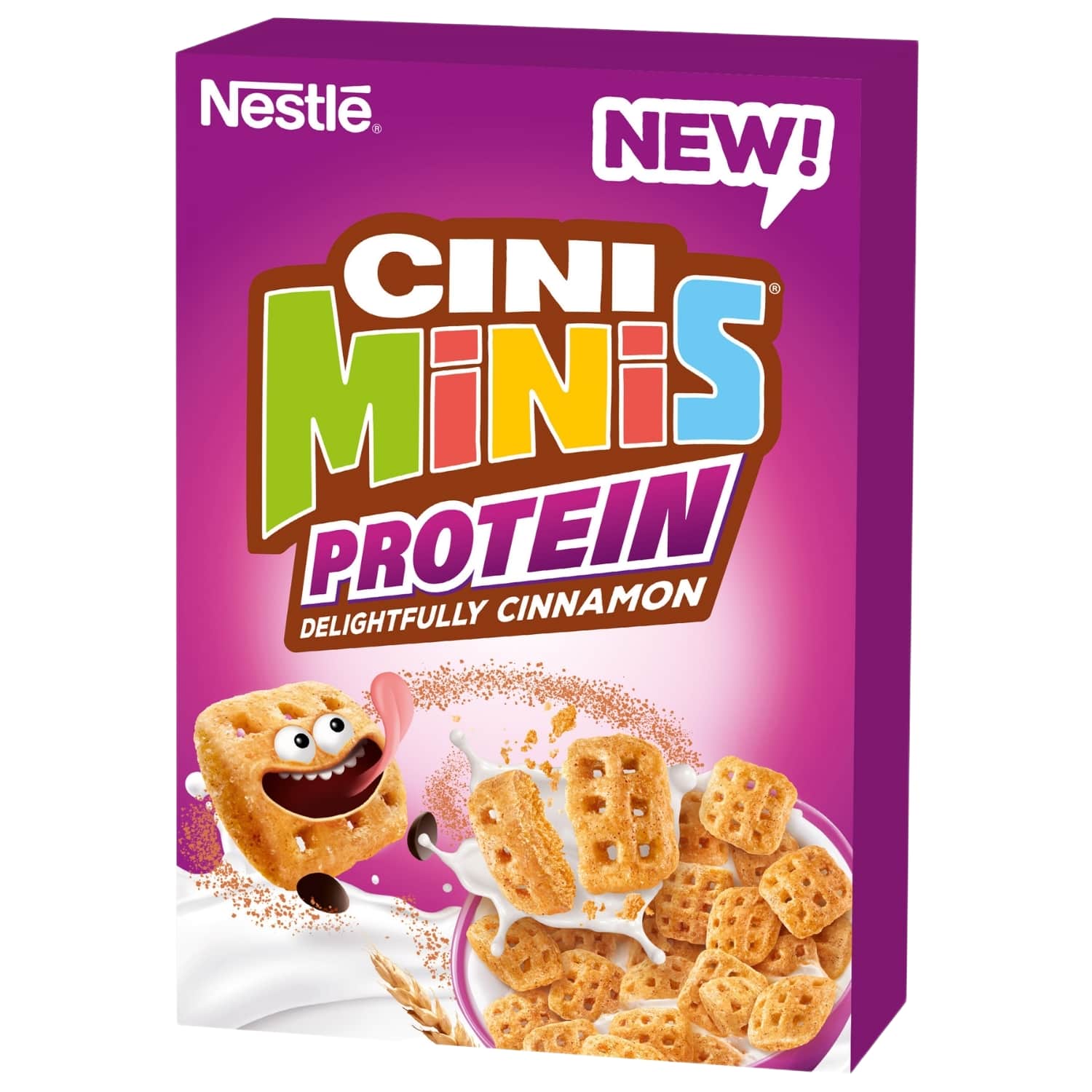 Cinnamon flavored flakes CINI MINIS PROTEIN, 340 g